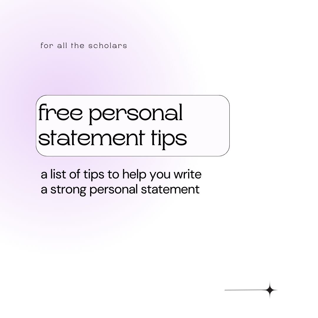 Free - Personal Statement Tips