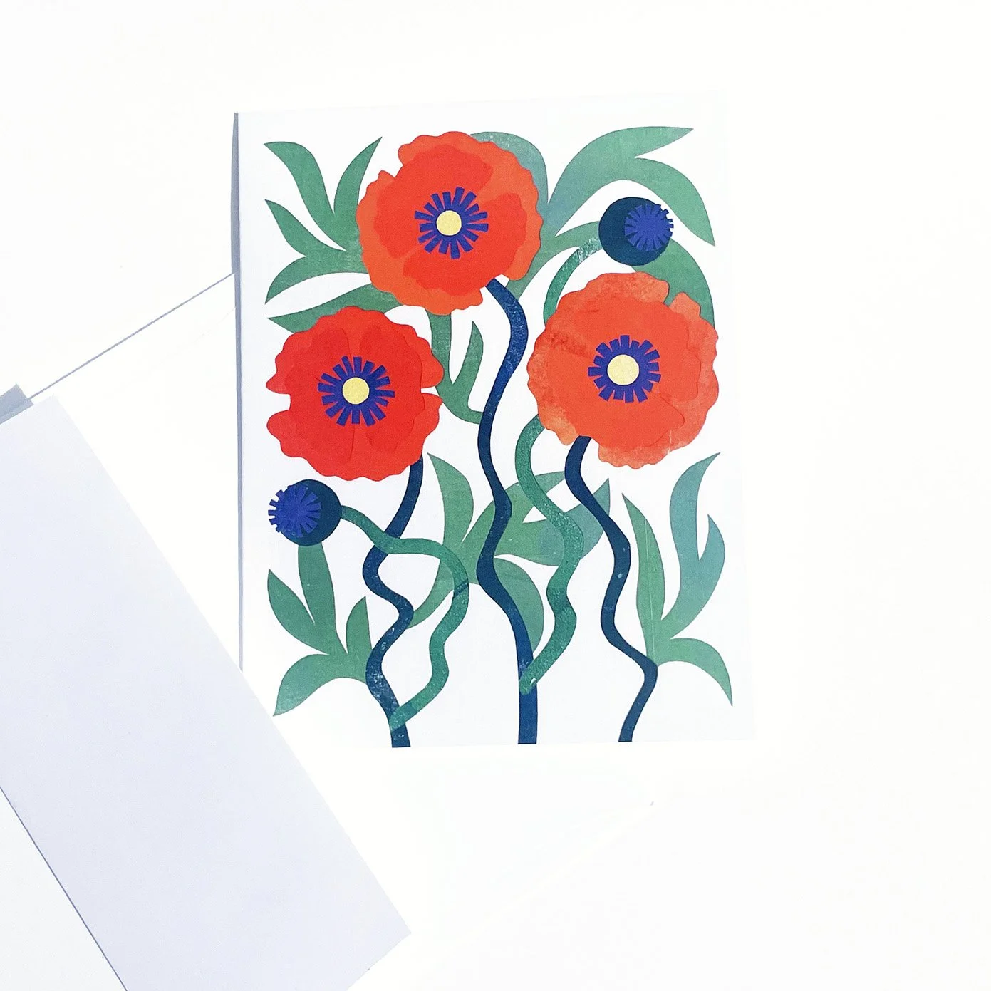 Poppies - Greeting Card