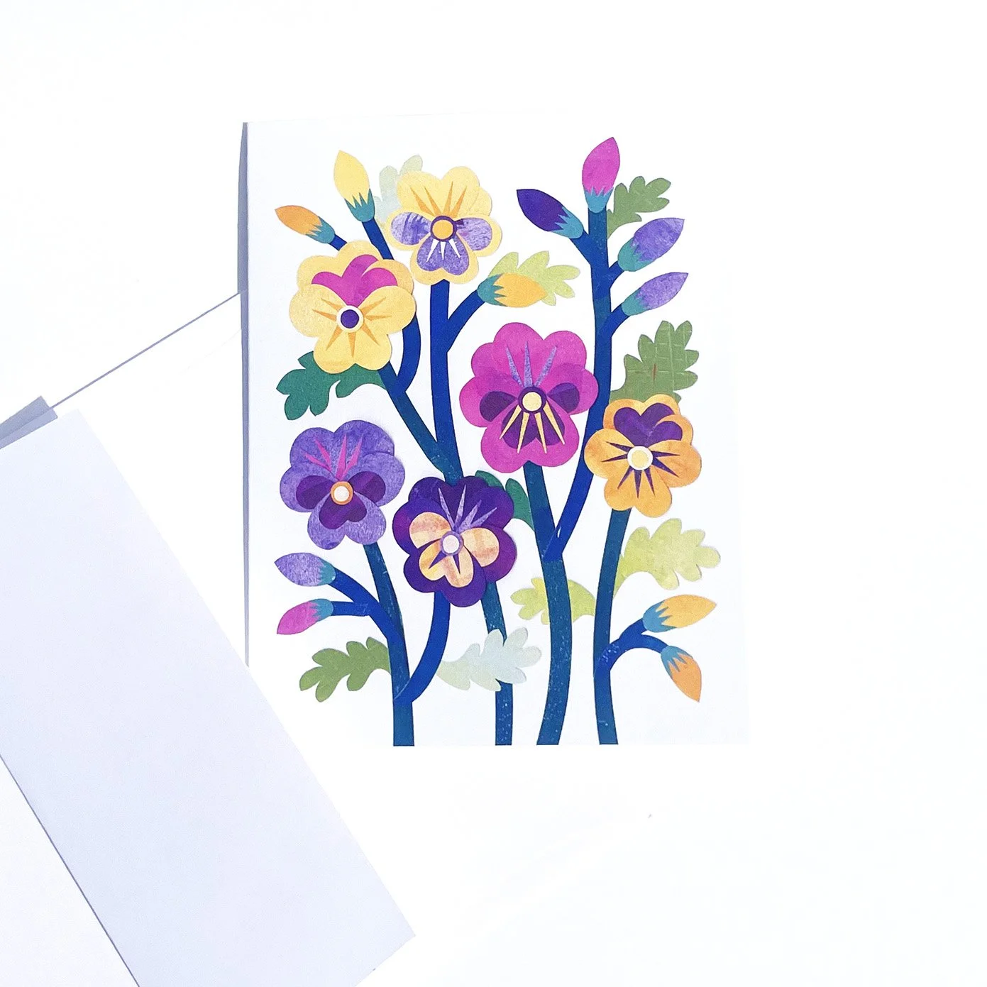 Pansies - Greeting Card