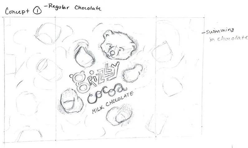Milk Chocolate Rough Sketch