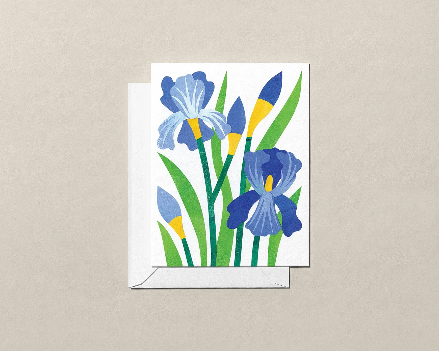 Iris - Greeting Card
