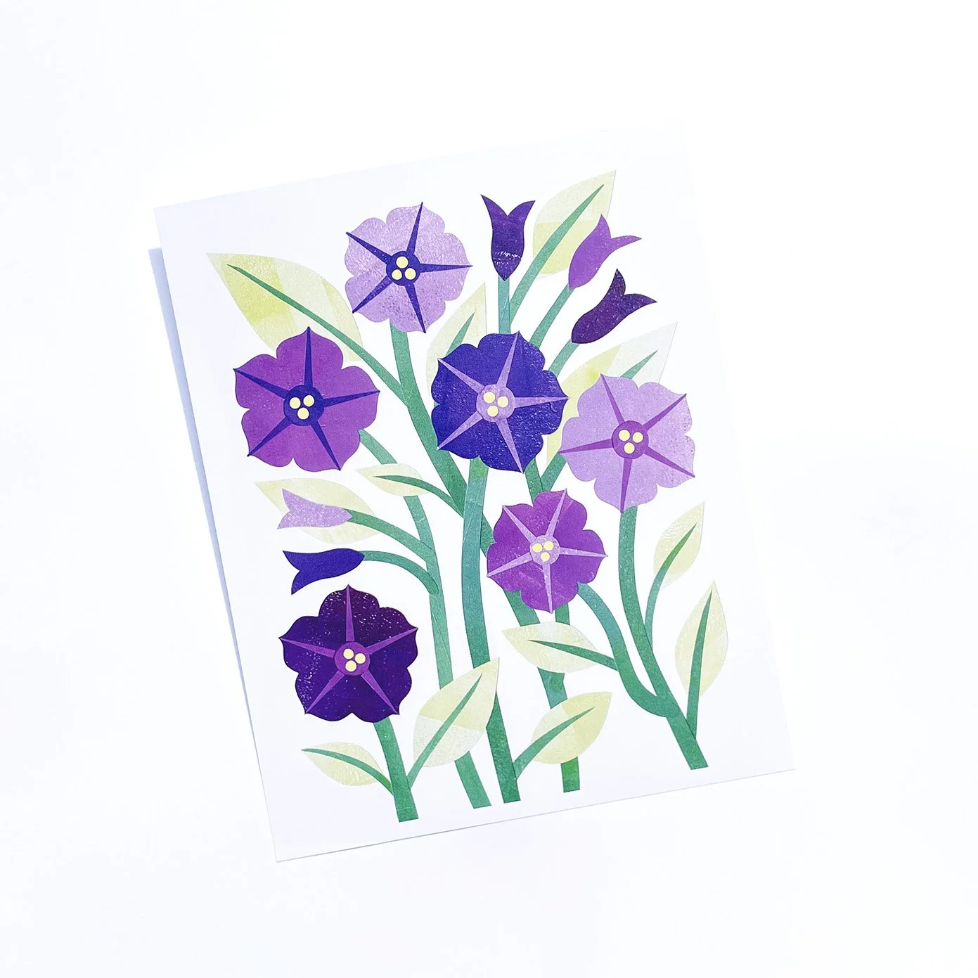 Purple Petunias - Print