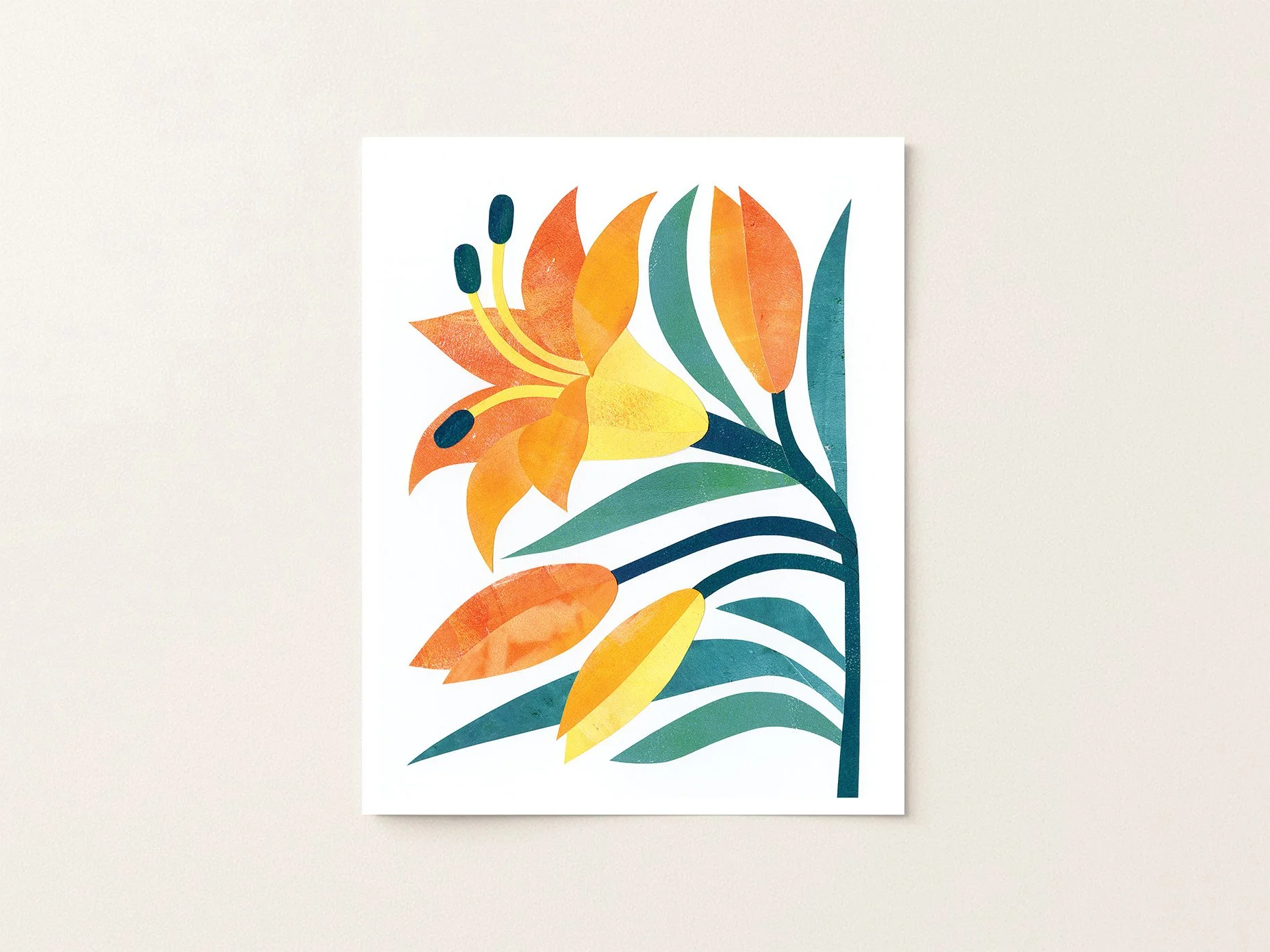 Orange Lilly - Print