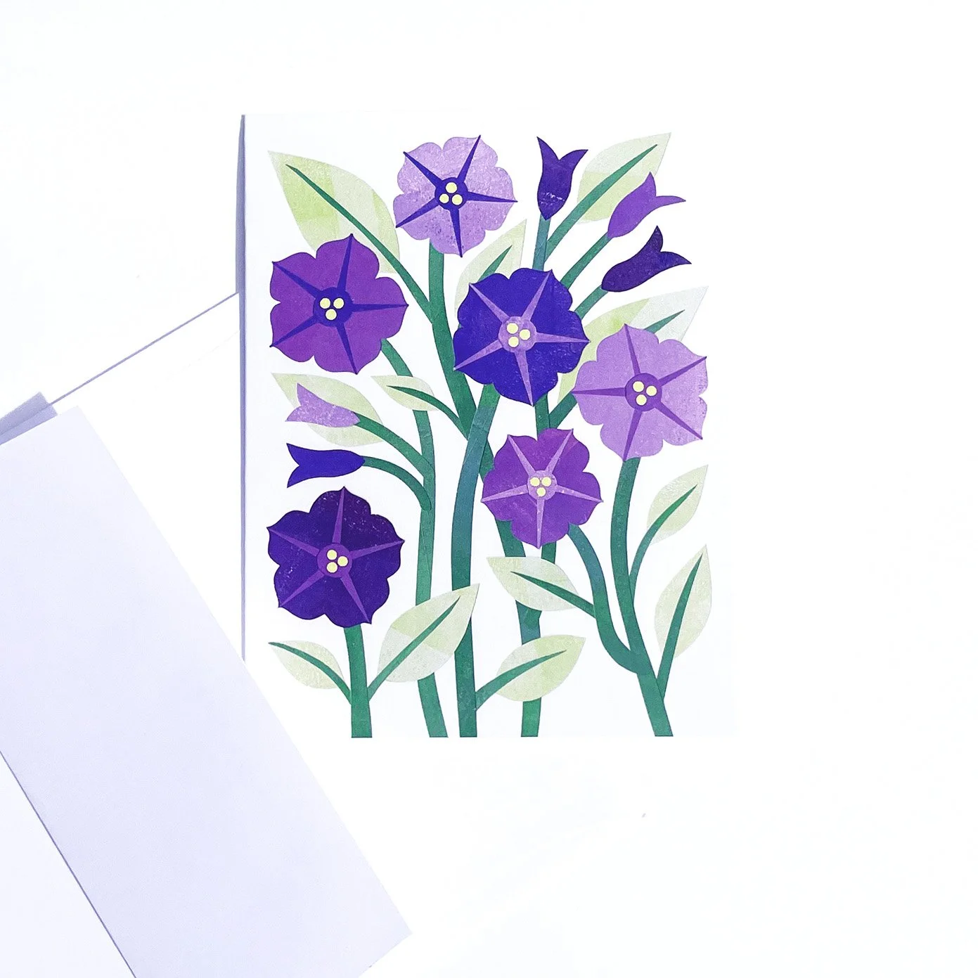 Petunias - Greeting Card