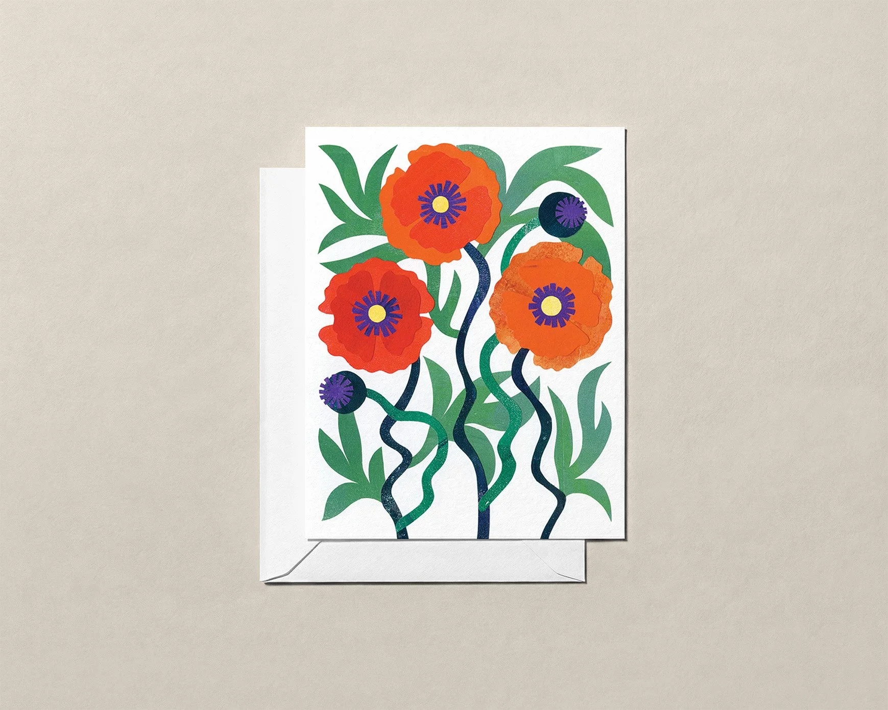 Poppies - Greeting Card