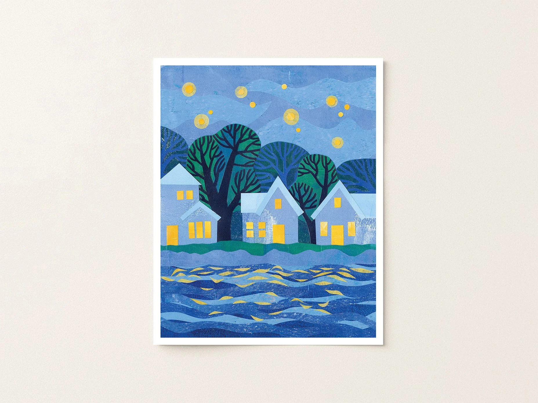Stars on the Lake - Print