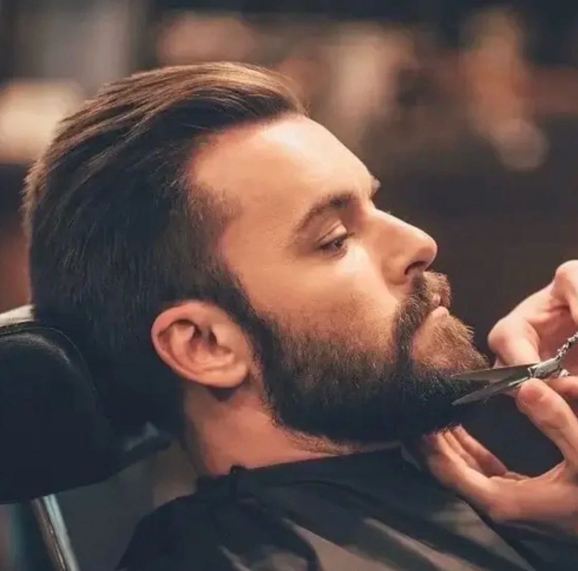 Beard grooming and shaves.