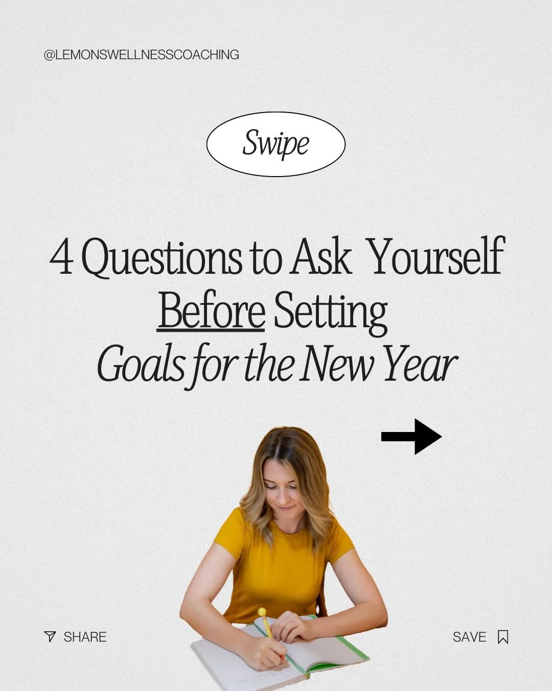 These 4️⃣ powerful questions cut through the noise and surface-level resolutions we make out of pressure, habit, or comparison. 

Growth isn&rsquo;t about removing, critiquing, and changing for the sake of change, but about adding purpose to our live