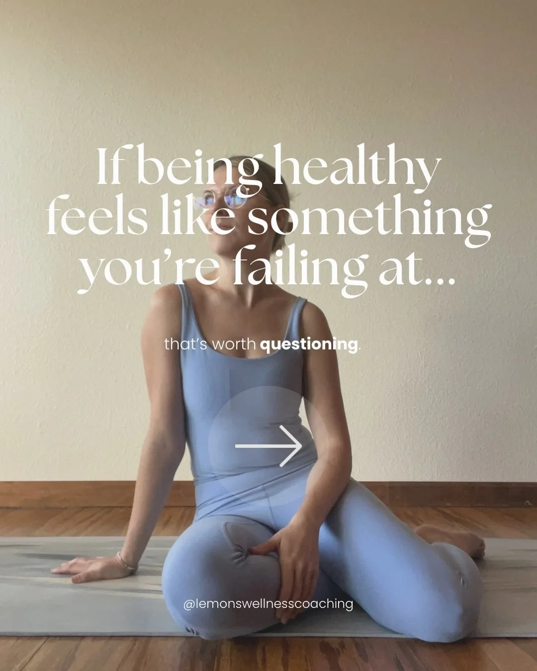 If caring for your health and wellbeing is only working when life is stable and everything runs perfectly, then it&rsquo;s too rigid to be sustainable. 🫣

Health isn&rsquo;t a performance requiring perfection. It&rsquo;s a dance requiring adaptabili