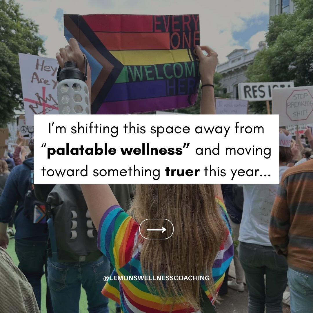 I&rsquo;ve been holding back out of fear, but I&rsquo;ve decided to be braver with what I post here. 

Because you don&rsquo;t need another wellness person online telling you to have more willpower and discipline. 

You don&rsquo;t need another 3 ste