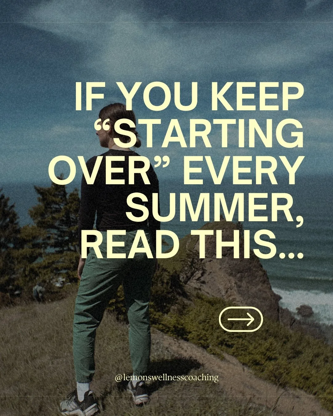&ldquo;Getting back on track&rdquo; assumes you were meant to stay on the same track all year long.

But seasons change. And life changes with them.

The goal isn&rsquo;t perfect consistency. The goal is learning how to adapt without abandoning yours
