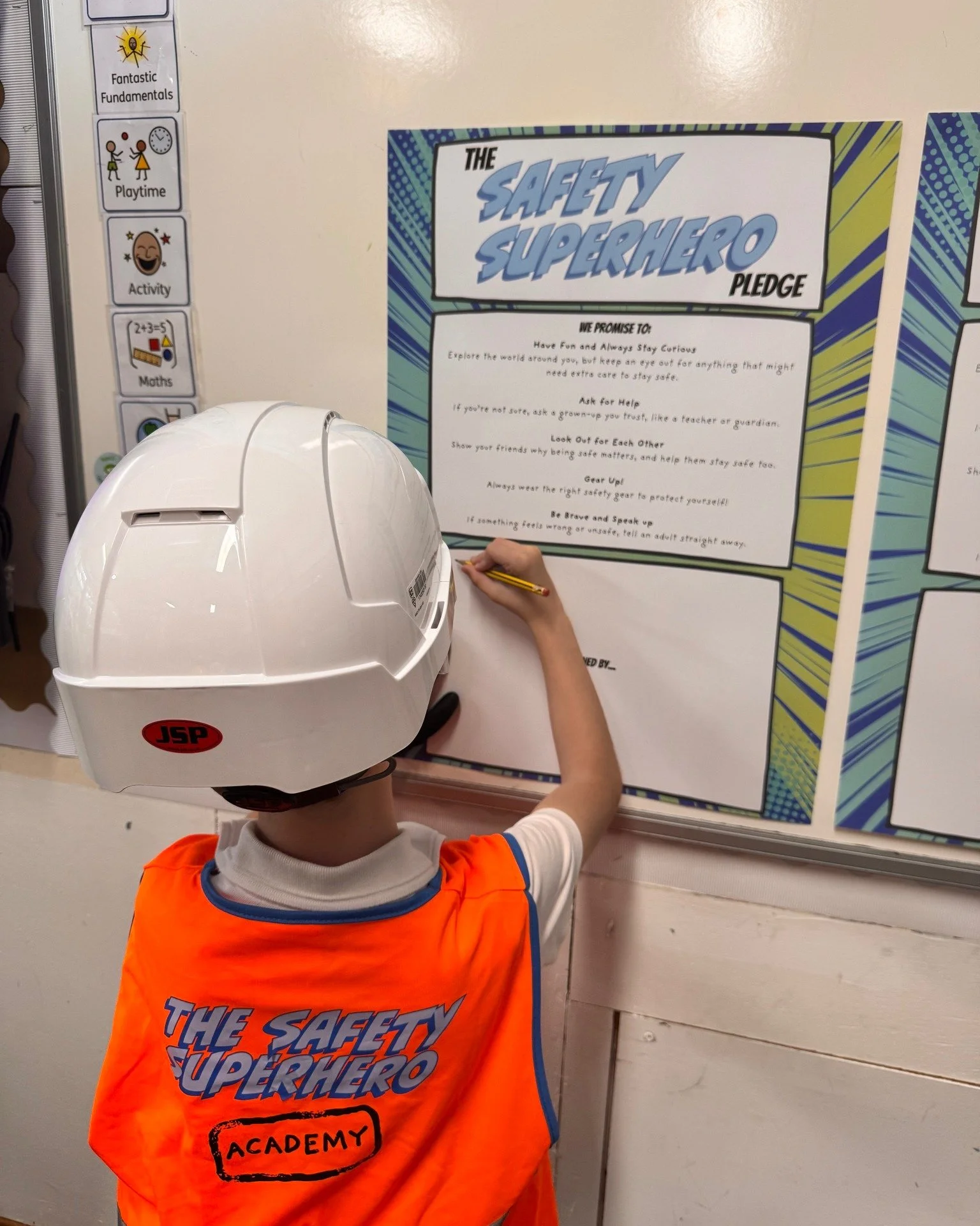 We always ask teachers for feedback after every The Safety Superhero Academy session - because their insight really matters to us. 

On a scale of 1&ndash;5, how engaged were the children?
✅ 100% of teachers rated us either a 4 or 5
⭐ 92.3% gave us t