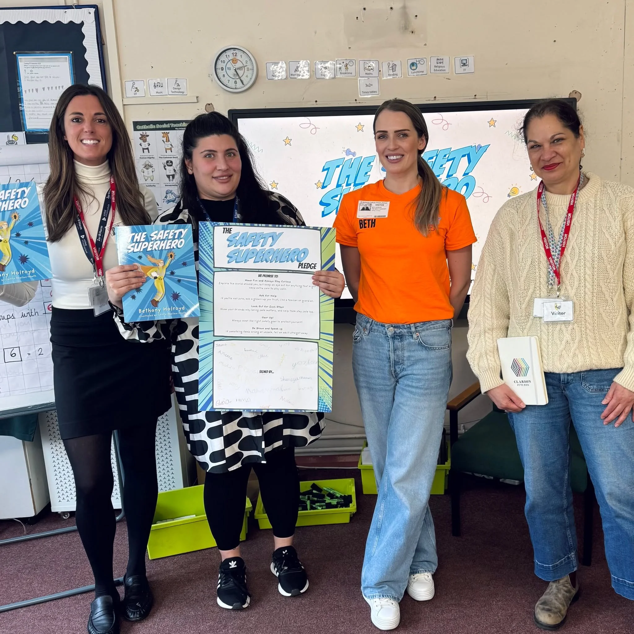 Earlier this week, The Safety Superhero Academy&reg; delivered a session at St Anthony&rsquo;s Catholic Primary School in Bromley, kindly sponsored by our friends at @unitedinfrastructureltd 🦸&zwj;♂️

The Year 2 pupils were full of energy, curiosity