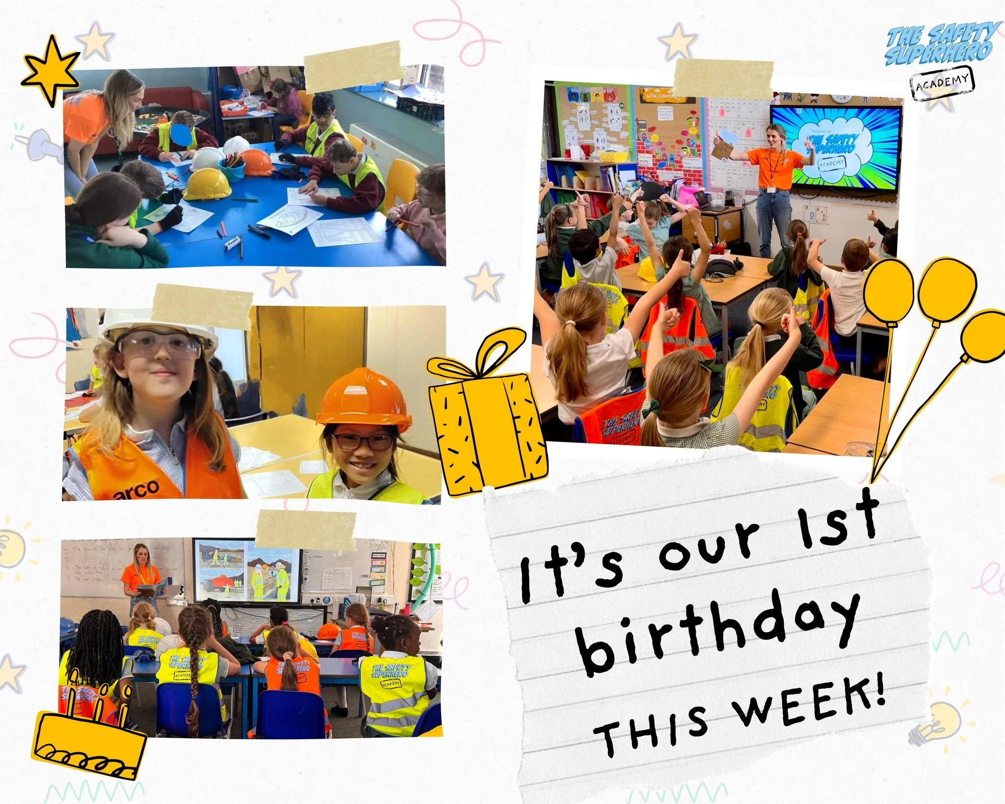 🎉 It&rsquo;s Our Birthday Week! (And National Careers Week!)

We&rsquo;re celebrating our first year of The Safety Superhero Academy&reg; with a week of exciting content - and there couldn&rsquo;t be a better time to reflect on why we started.

This