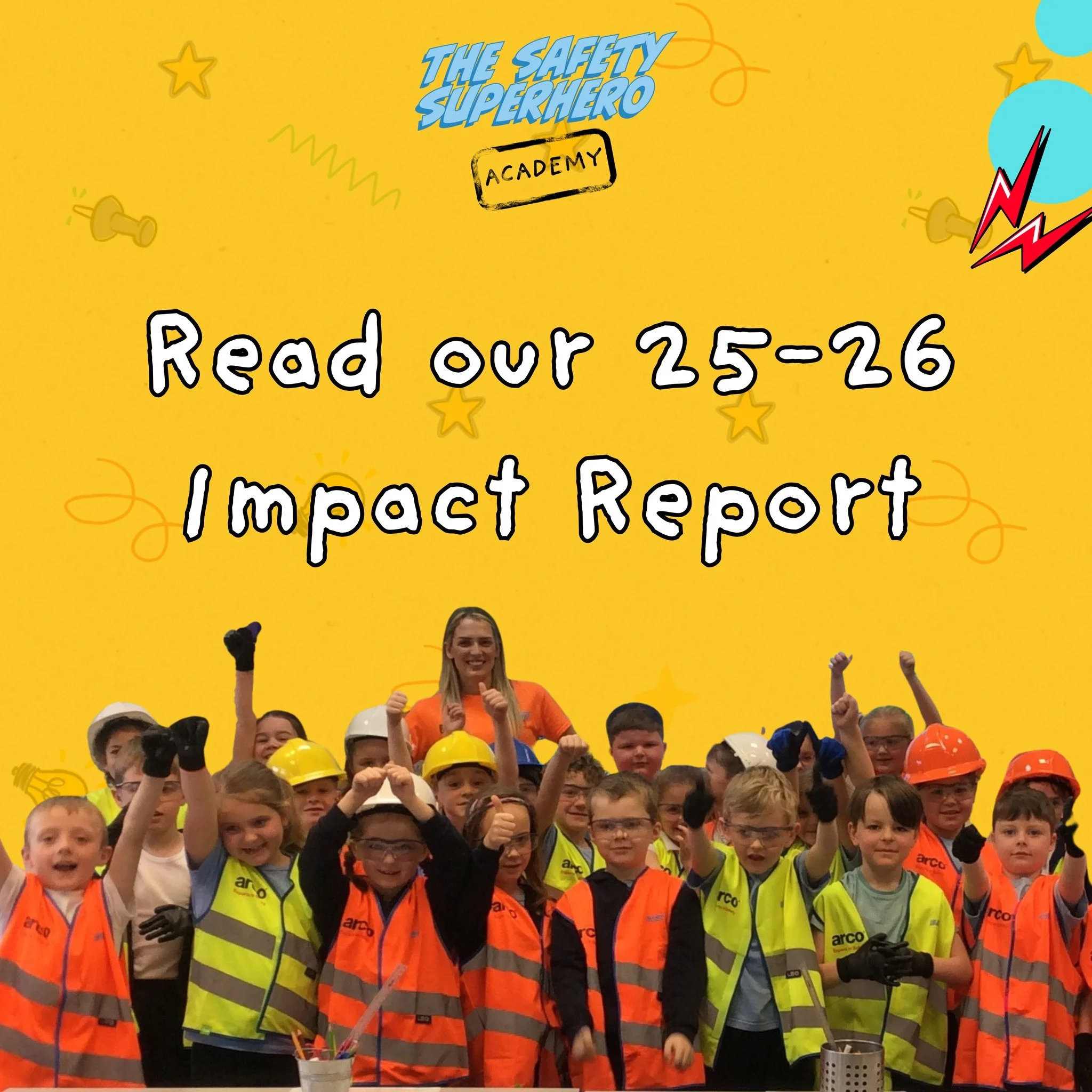 🎉 The Safety Superhero Academy&reg; turns 1 today! 🎉

What a year it&rsquo;s been. In just 12 months, we&rsquo;ve reached schools across 7 regions, travelled over 3,000 miles, and engaged 948 children in workshops that spark curiosity about safety,
