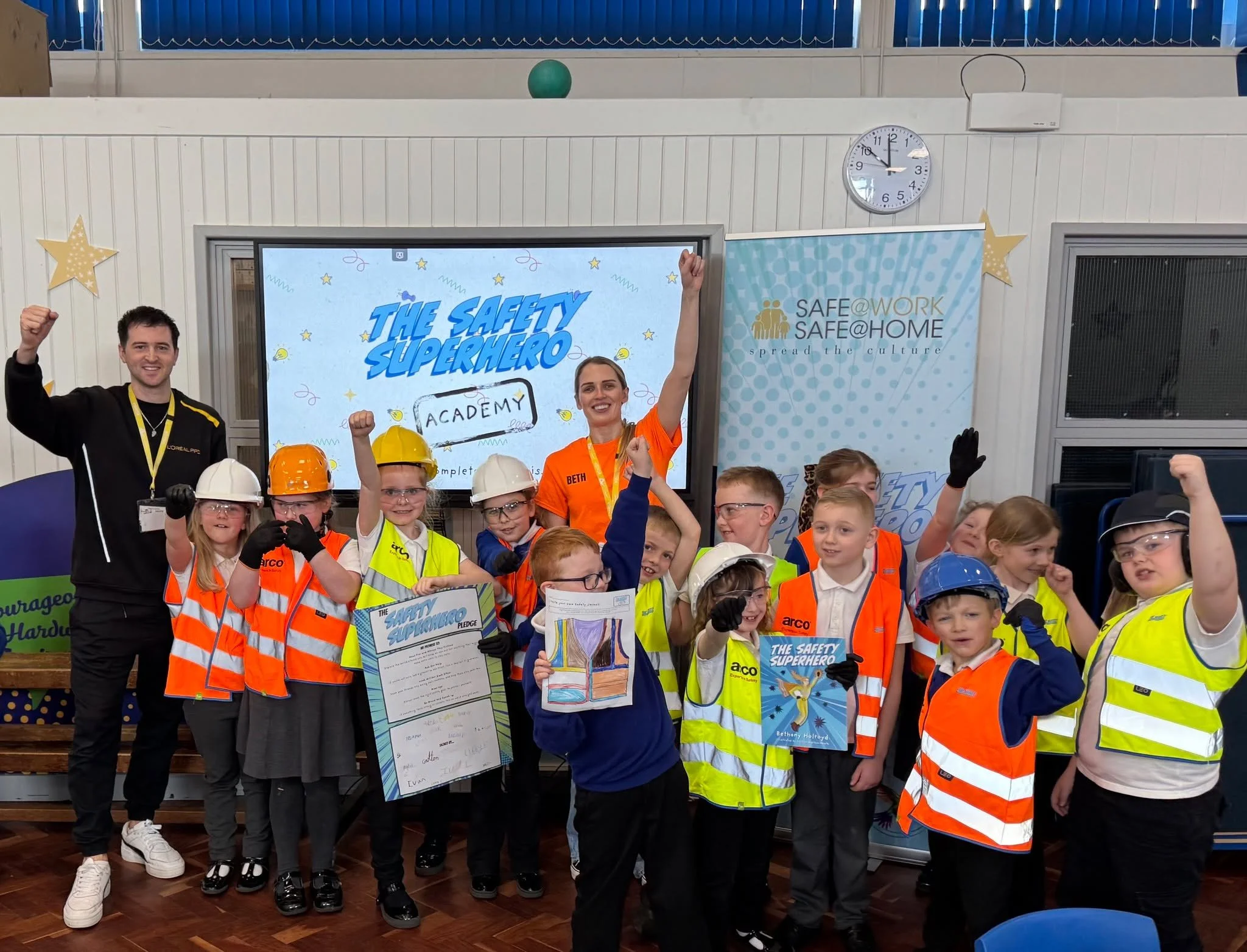 Last week, The Safety Superhero Academy&reg; delivered sessions to Years 1, 2 and 3 at Willows Academy in Grimsby. 🦸&zwj;♂️

The sessions were kindly sponsored by the L'Or&eacute;al Corporate H&amp;S Team through their Safe@Work, Safe@Home initiativ
