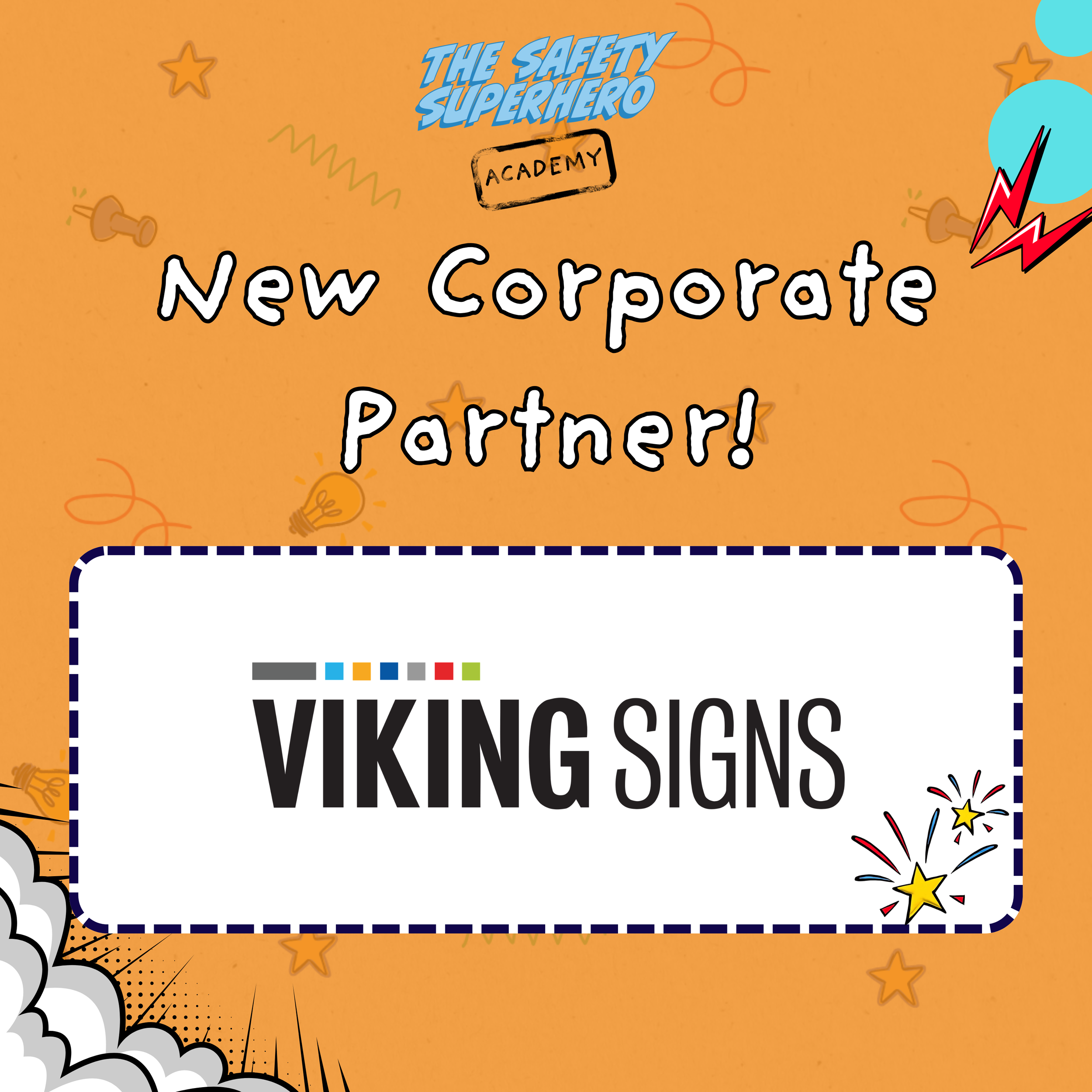 The Safety Superhero Academy Welcomes Viking Signs as Corporate Partner