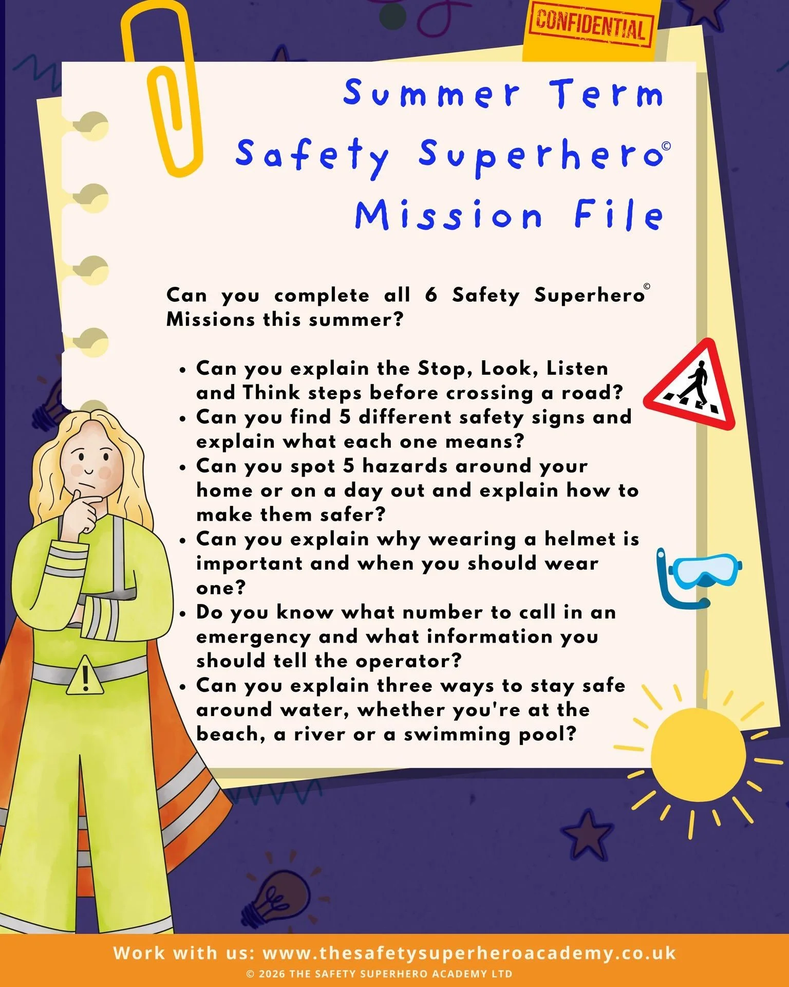 🏖️ School's Out... But Safety Never Takes a Holiday! 🦸

Today marks the end of the school year for many schools across the UK, and we'd like to say a huge thank you to every teacher, nursery practitioner and anyone working in education for everythi
