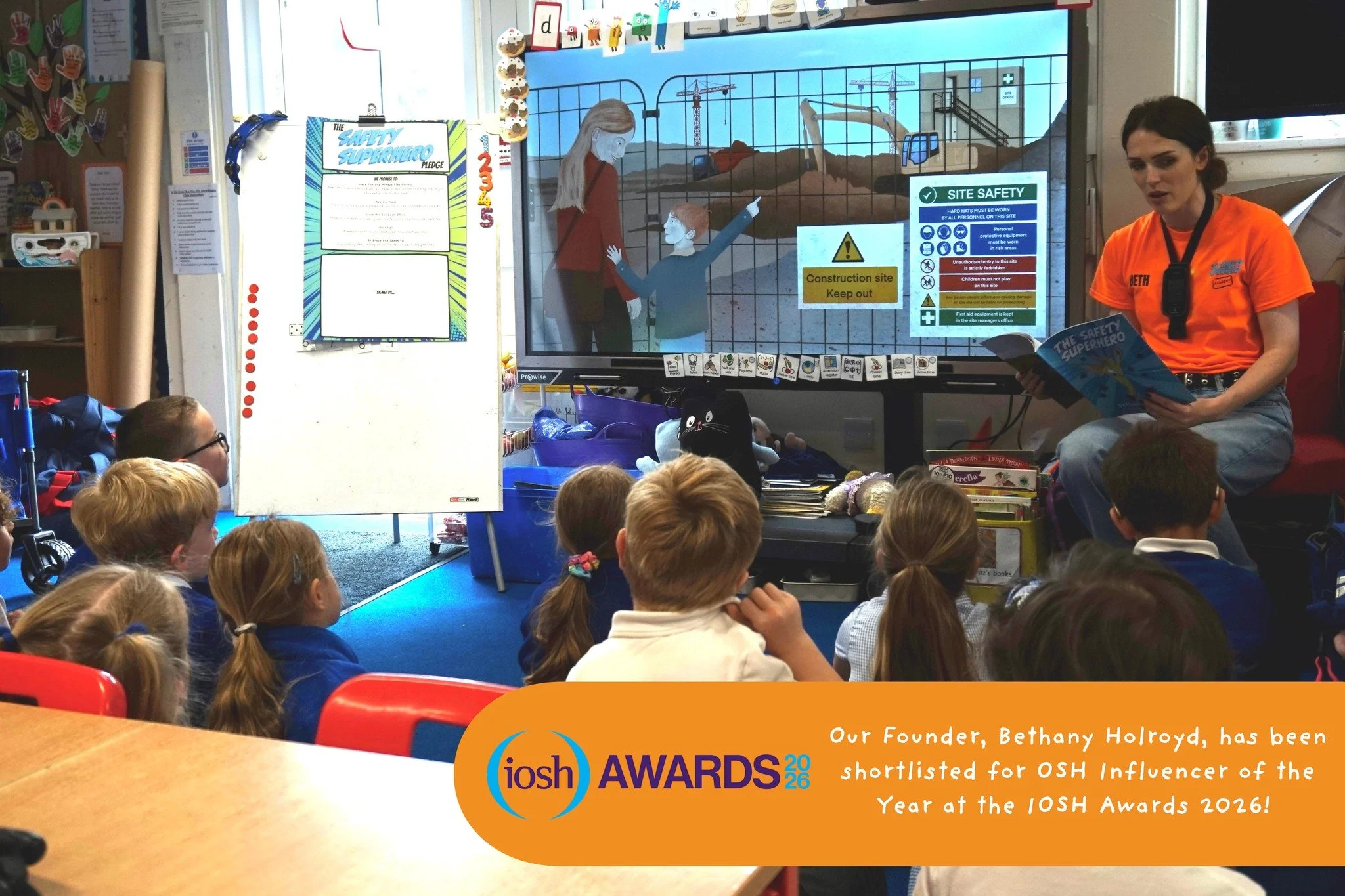 We're incredibly proud to share that our Founder and Director, Bethany Holroyd (@thesafetysuperhero), has been shortlisted for OSH Influencer of the Year at the @ioshofficial Awards 2026! 🎉

This recognition celebrates Bethany's work, from founding 
