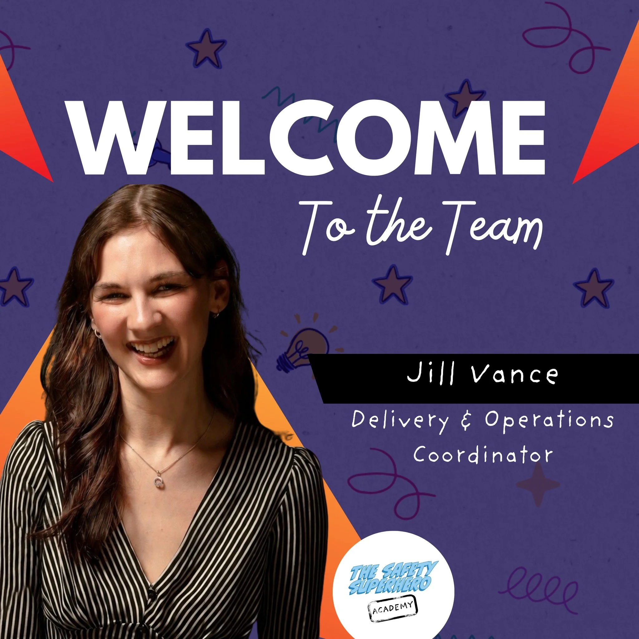 🎉 We're incredibly excited to officially welcome Jill Vance to The Safety Superhero Academy&reg; as our new Delivery &amp; Operations Co-ordinator! 🦸&zwj;♀️

Jill brings a fantastic background in education and supporting children and adults with ad