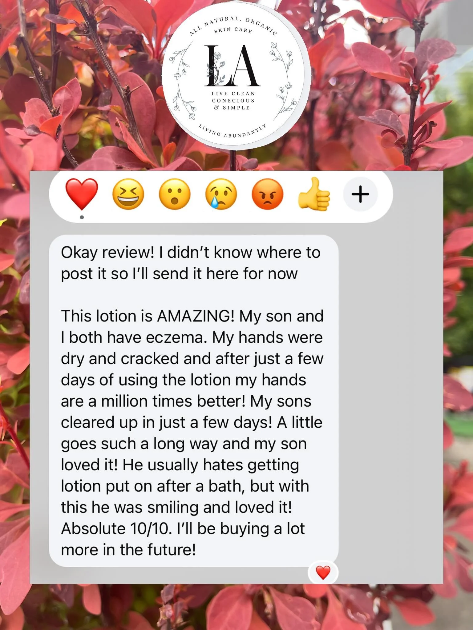 I have the best customers, thanks guys! It makes my day to hear that the products are serving your everyday health needs. Love y&rsquo;all! Thank you @juliafustinikavanagh 

#smallbusinessowner #customerreviews❤️ #ilovemyclients #healthyskincareprodu
