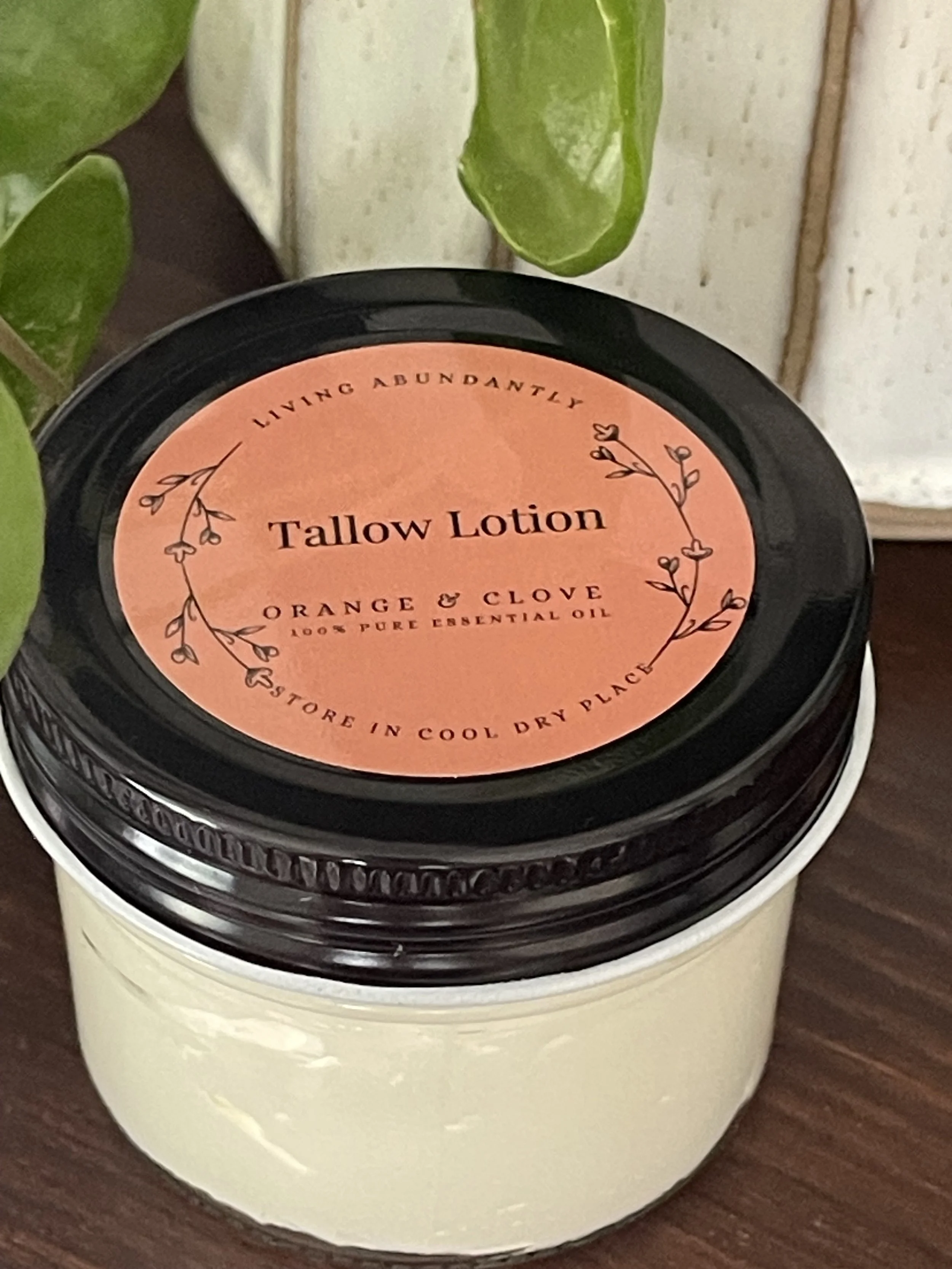 Orange & Clove Tallow Lotion
