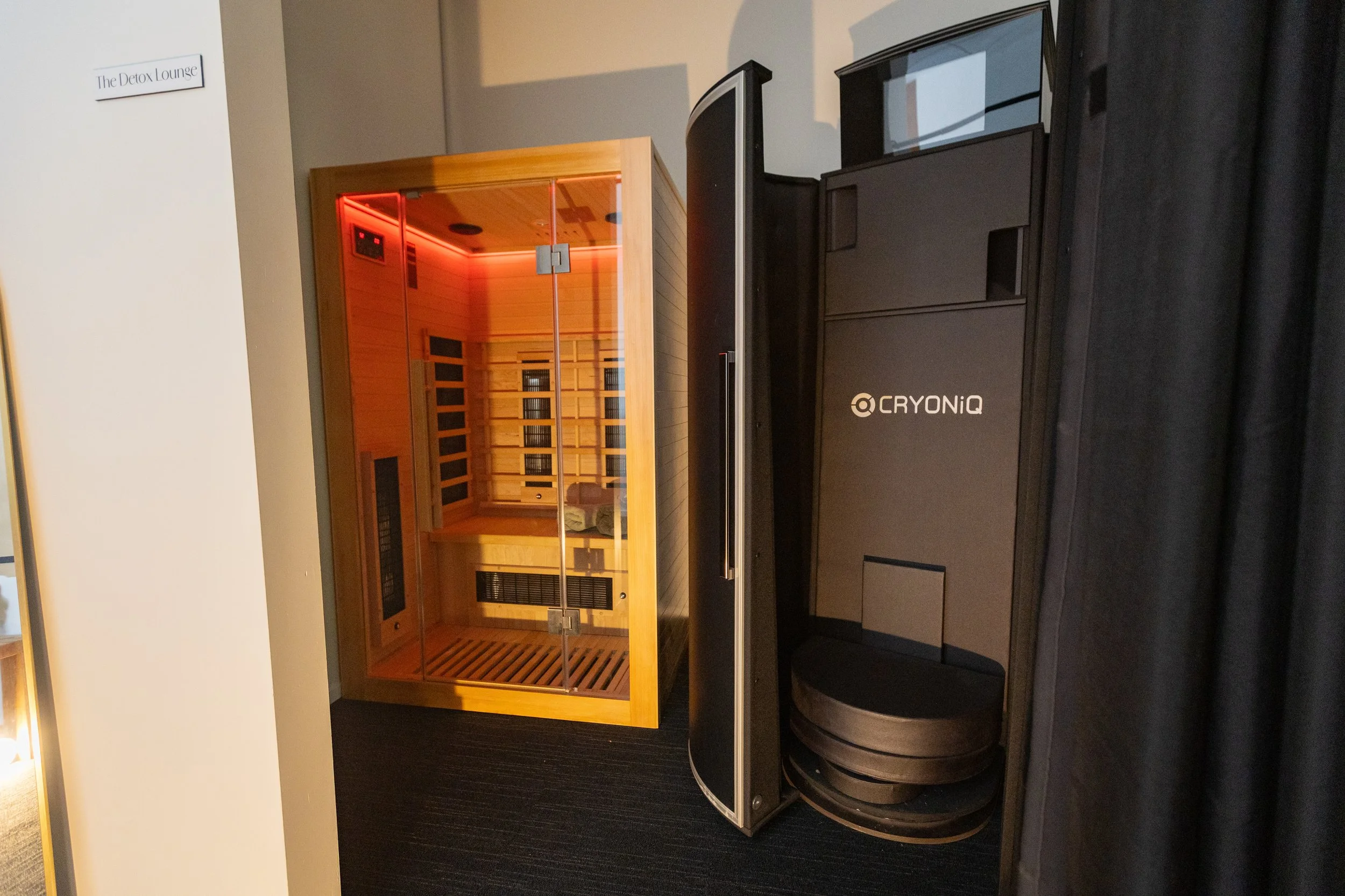 sauna and cryotherapy