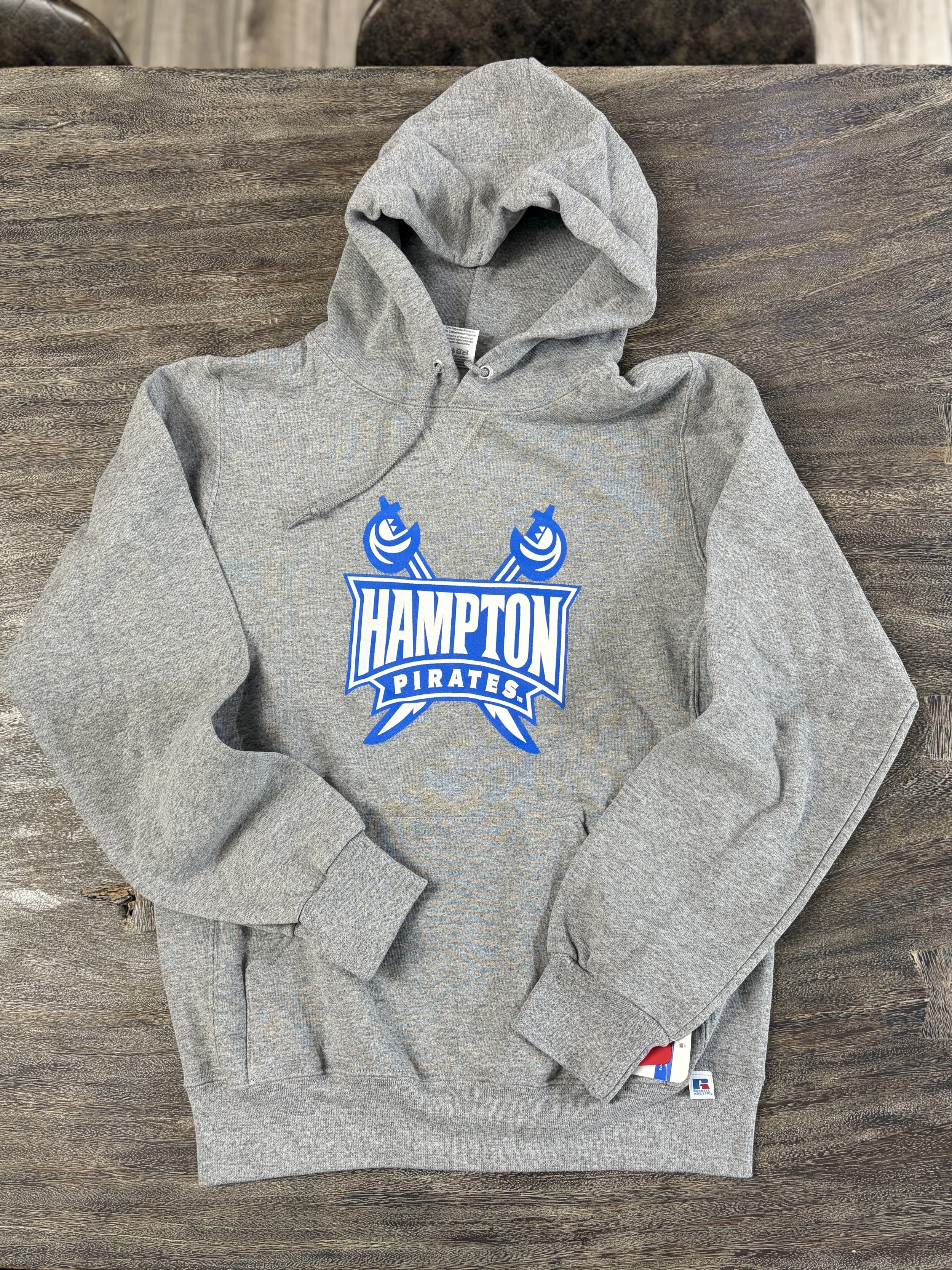Hoodie - Hampton Pirates - Gray ($30)