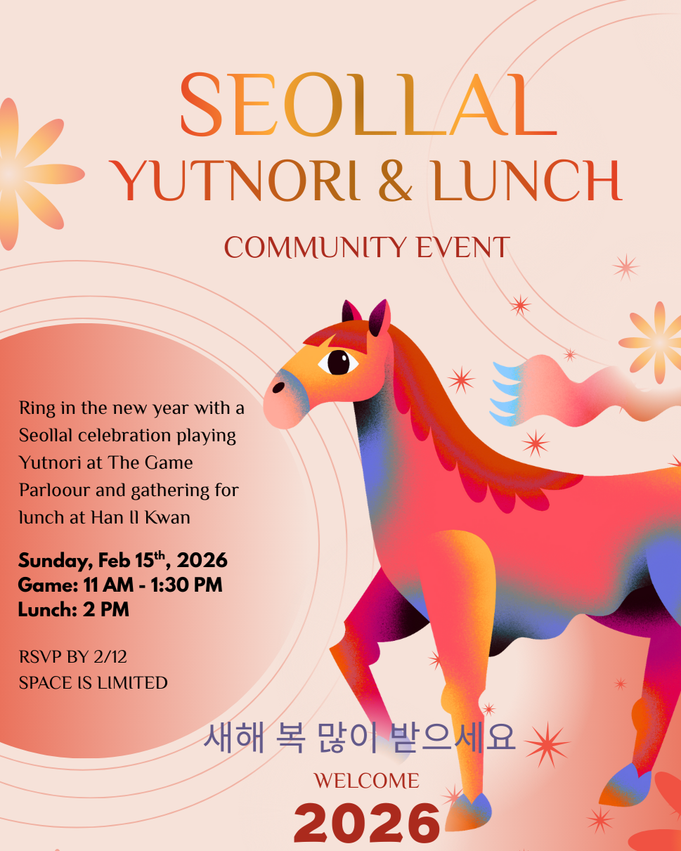 Seollal Yutnori & Lunch Event
