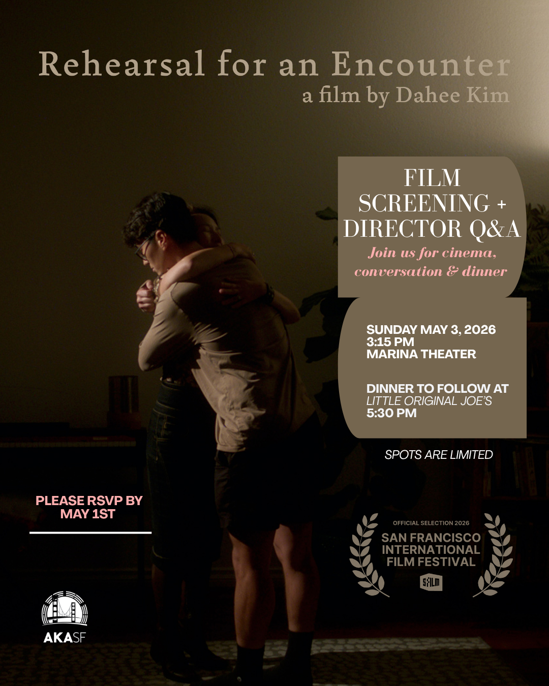 Cinema &amp; Conversation: Rehearsal for an Encounter