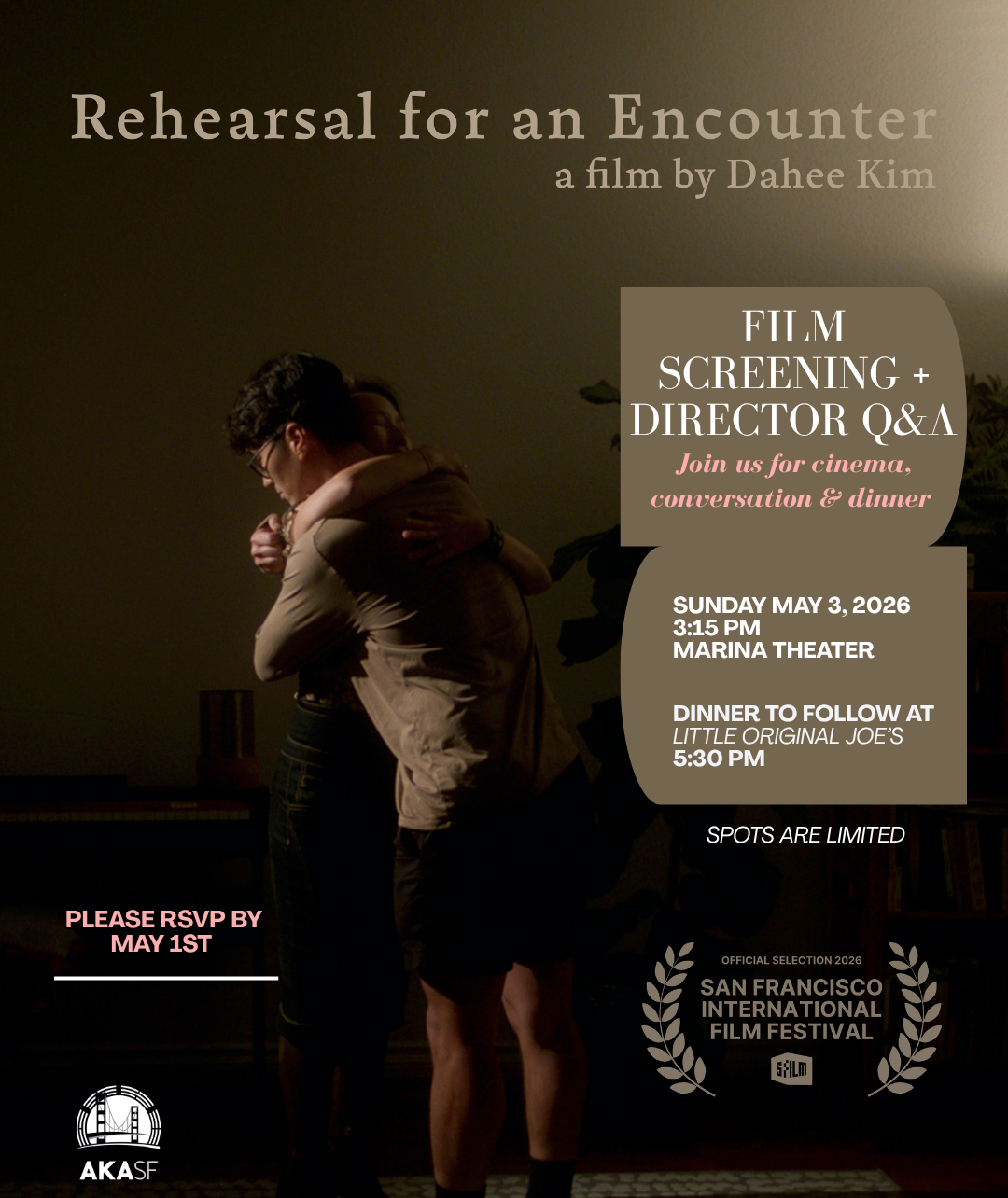 Cinema &amp; Conversation: Rehearsal for an Encounter