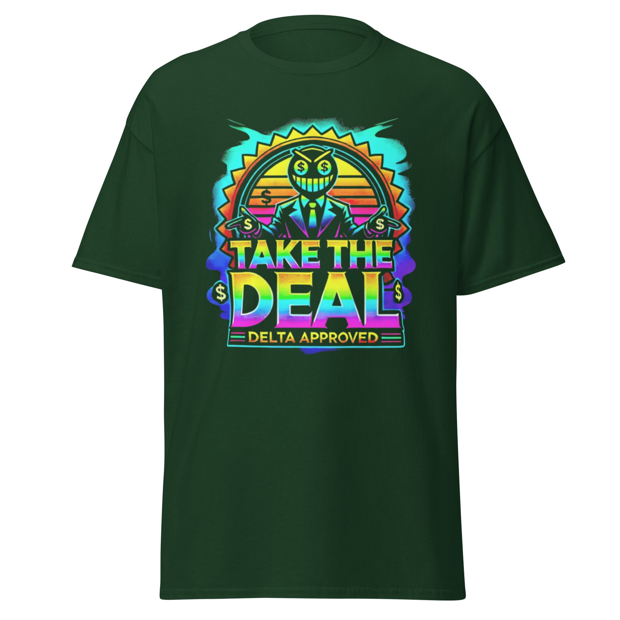 unisex-classic-tee-forest-green-front-6746403bcc4fb.jpg