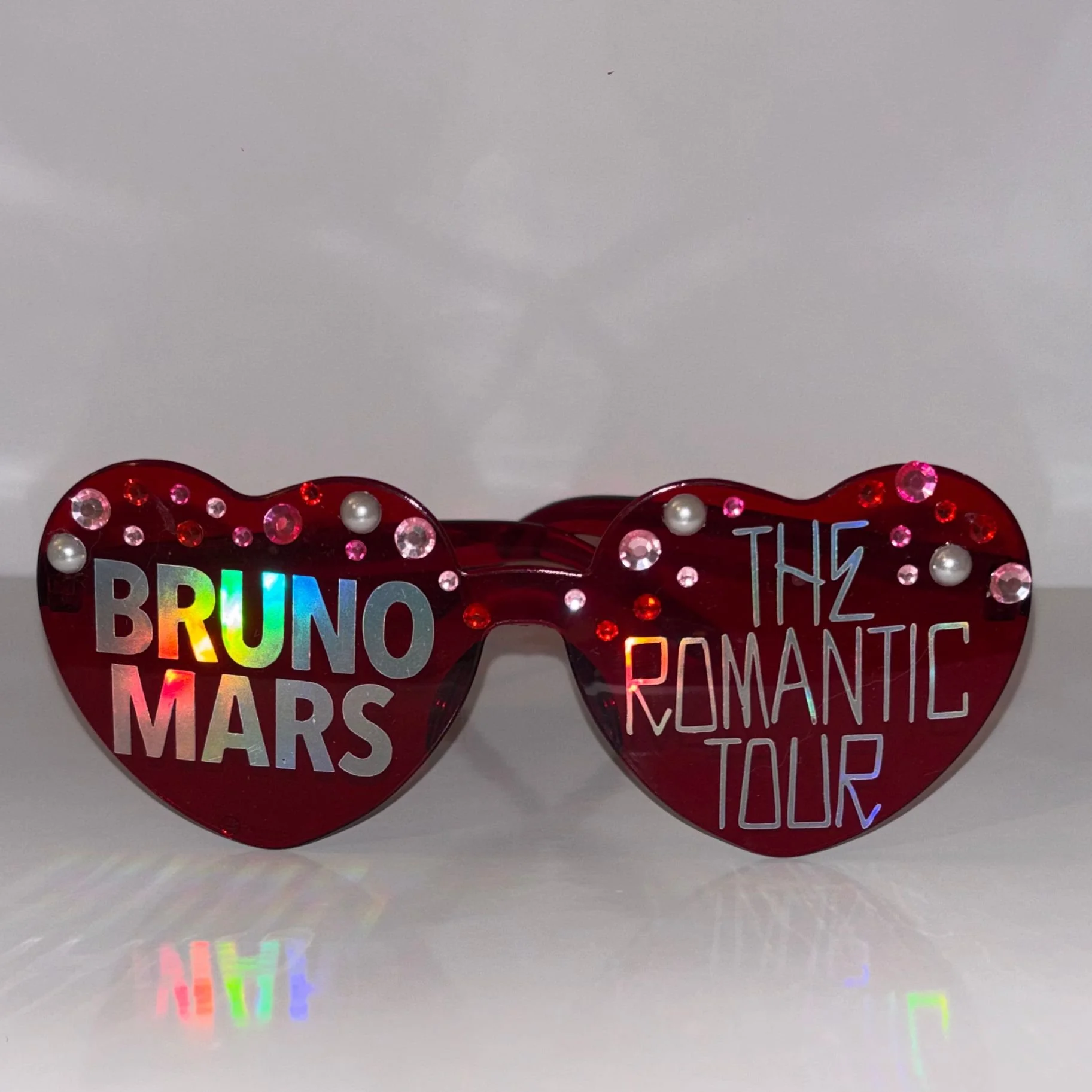 RED BRUNO MARS SHADES