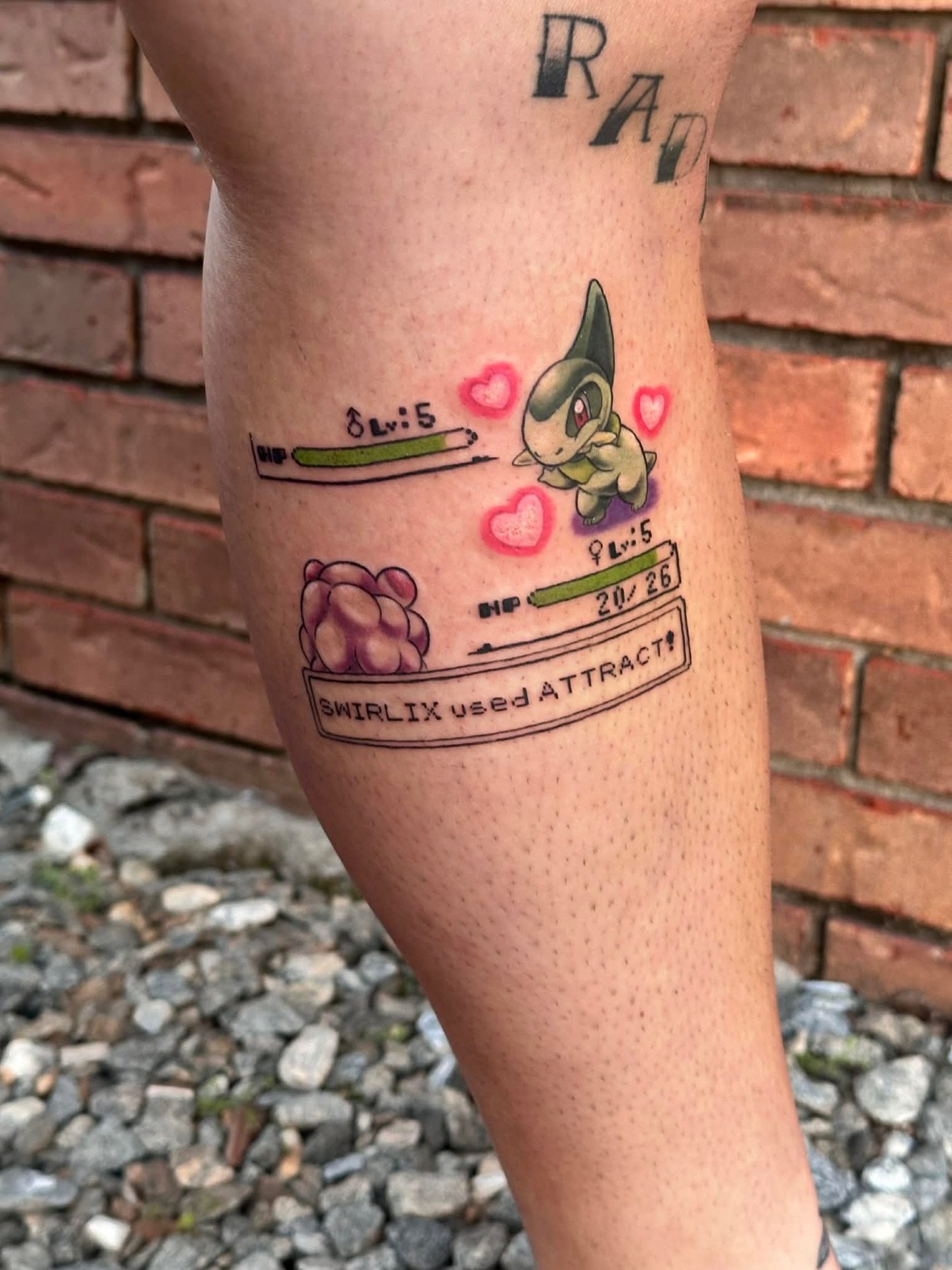 Who loves Pokemon tattoos? We love Pokemon tattoos!❤️ Check out this cute couples tattoo done by Tiffany! @sweetti.tattoo #pokemontattoo #pok&eacute;mon #couplestattoos #animetattoos #atomicvalkyrie