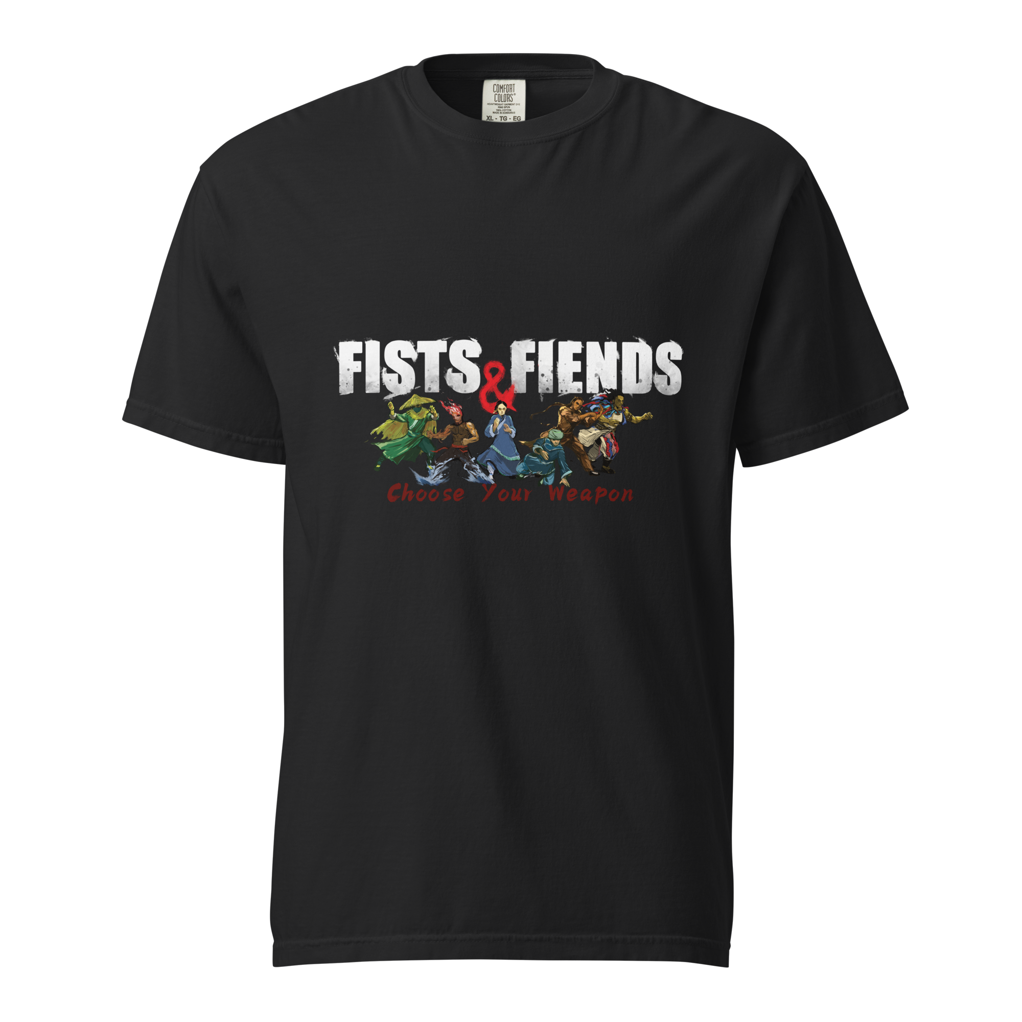 Choose Your Weapon - Fists & Fiends T-Shirt