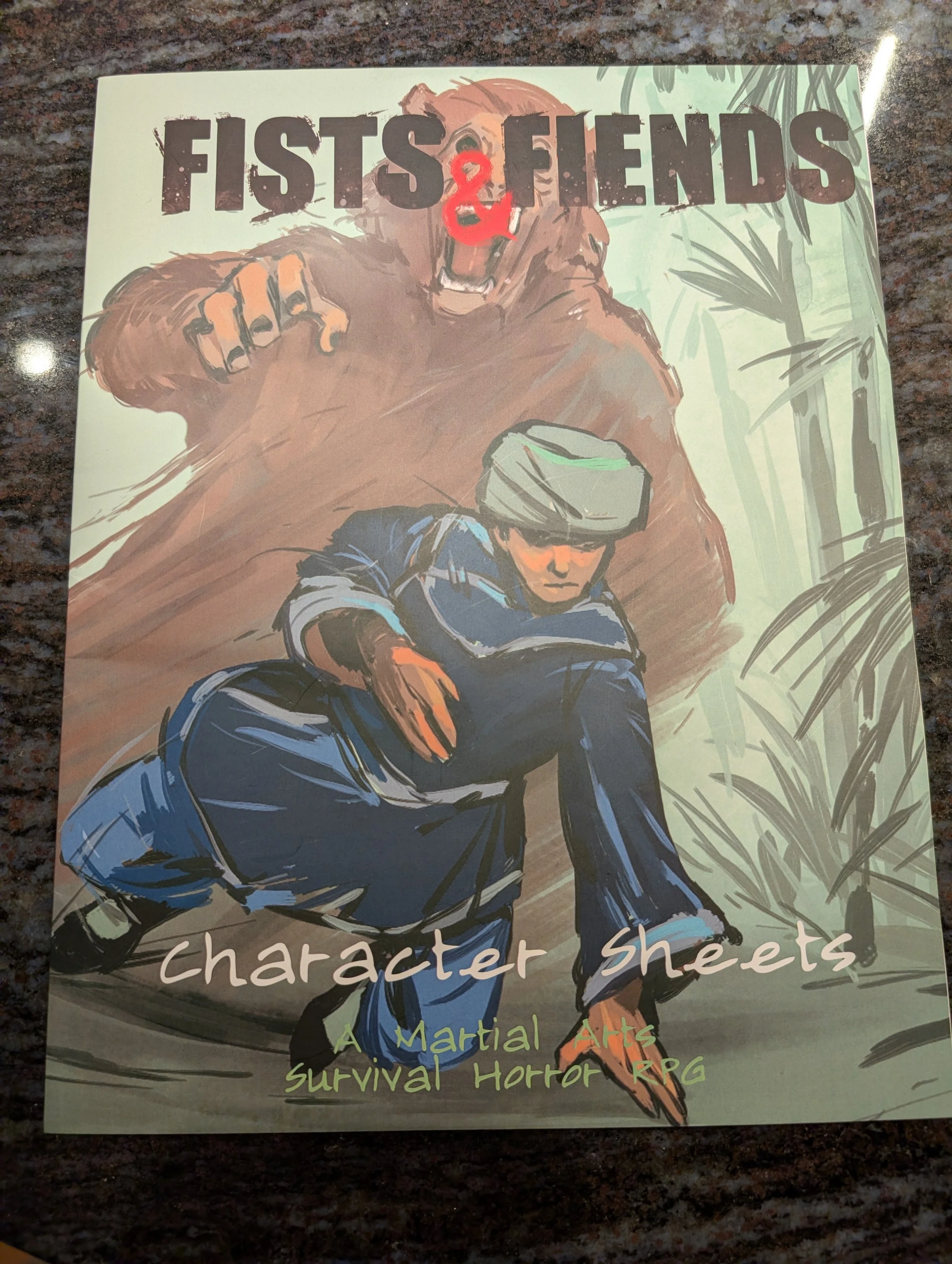 F&F Character Sheet Booklet - Softcover