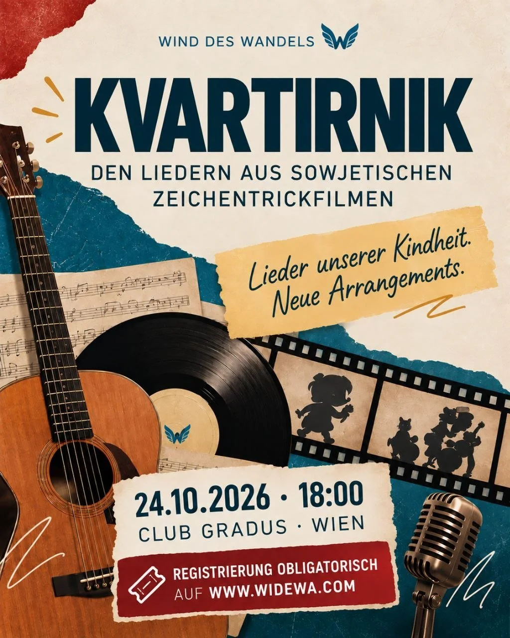 „Kvartirnik“ LIEDER AUS SOWJETISCHEN ZEICHENTRICKFILMEN