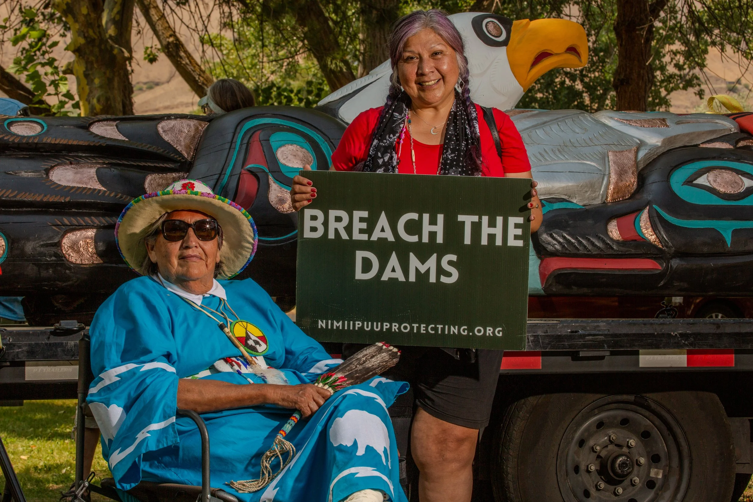 Indigenous community leaders advocate to Breach the Snake River Dams.