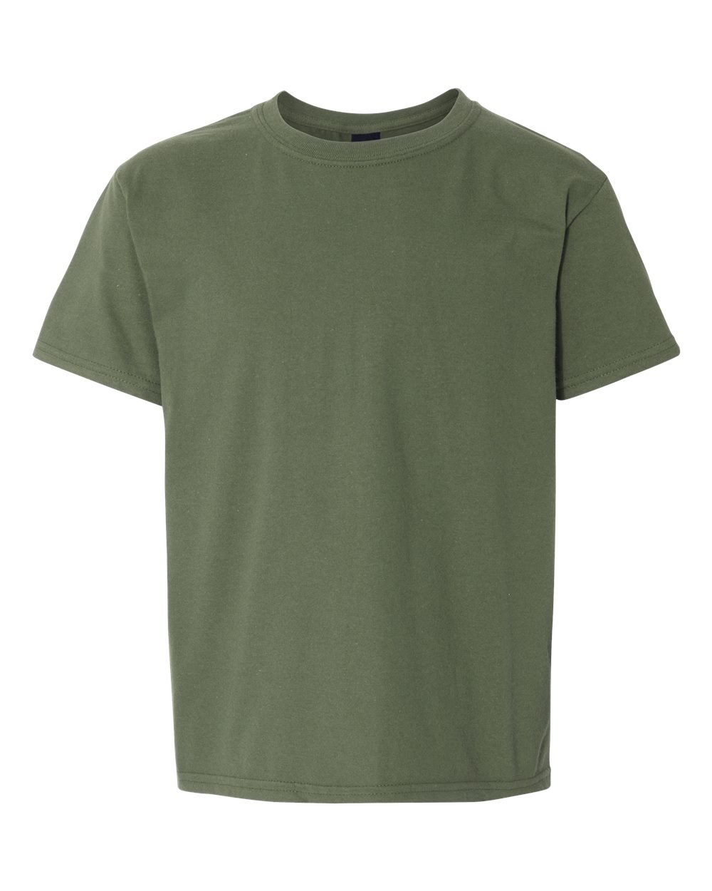 GIldan Tshirt Military Green Adult & Kids.jpg