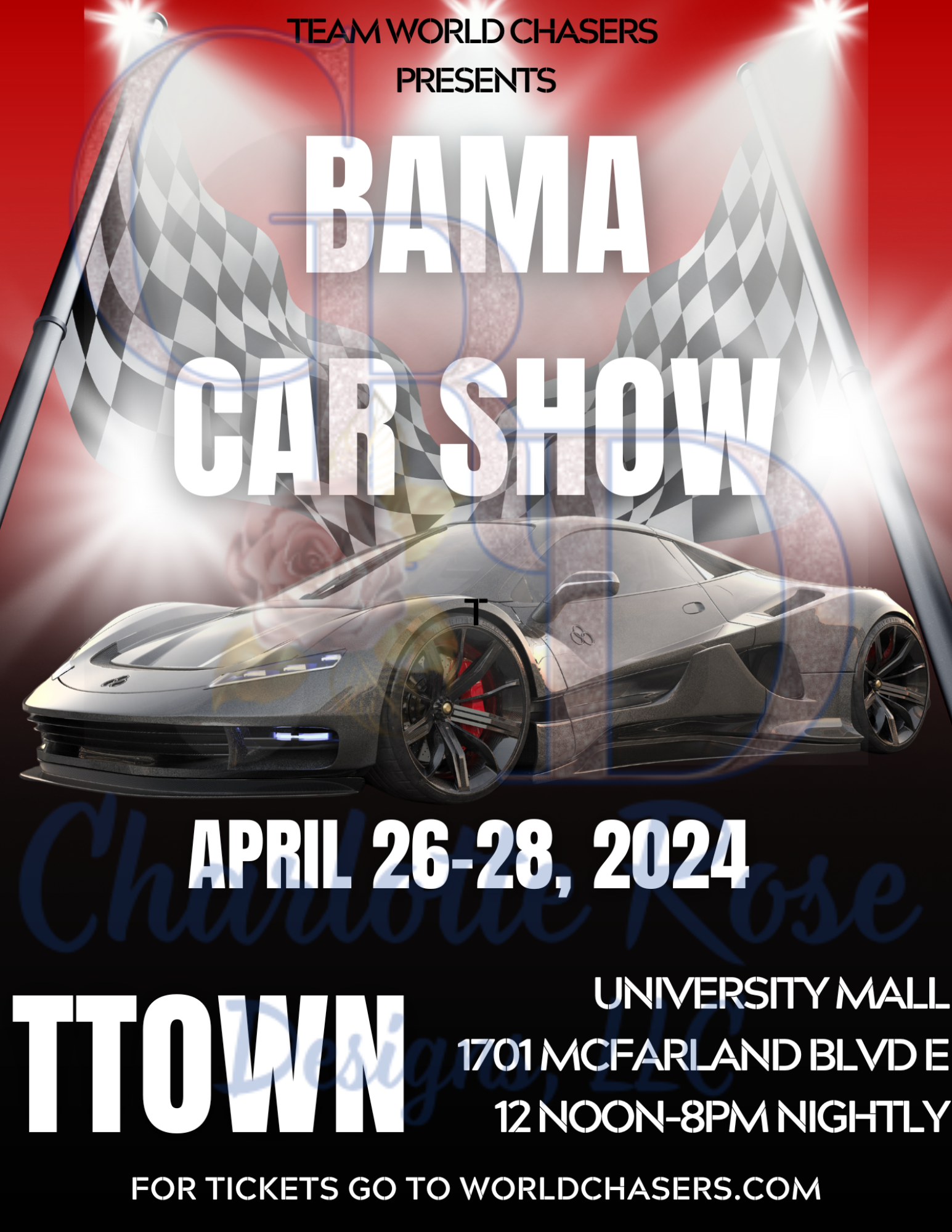 Editable Canva Car Show Flyer