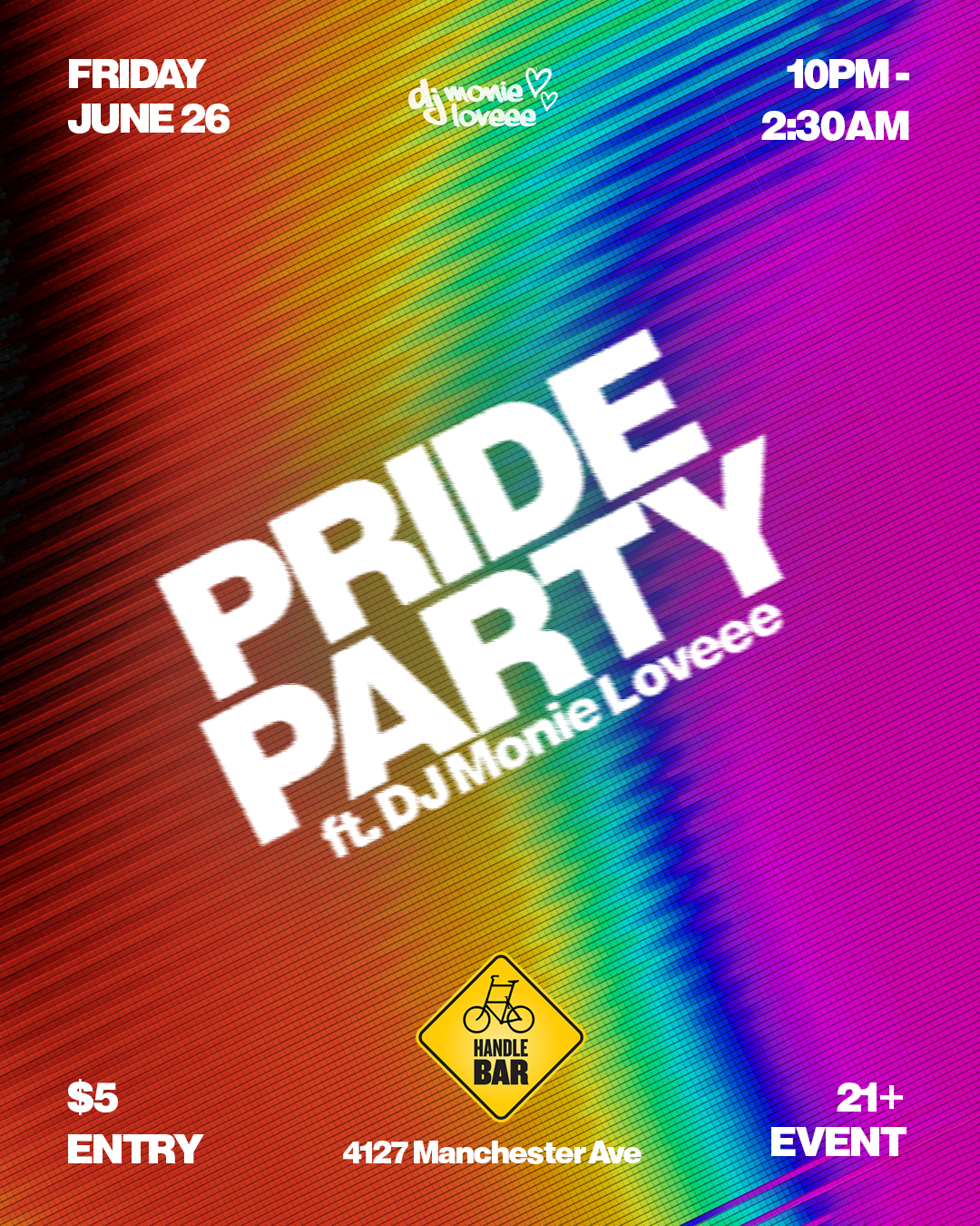 Pride party at Handlebar