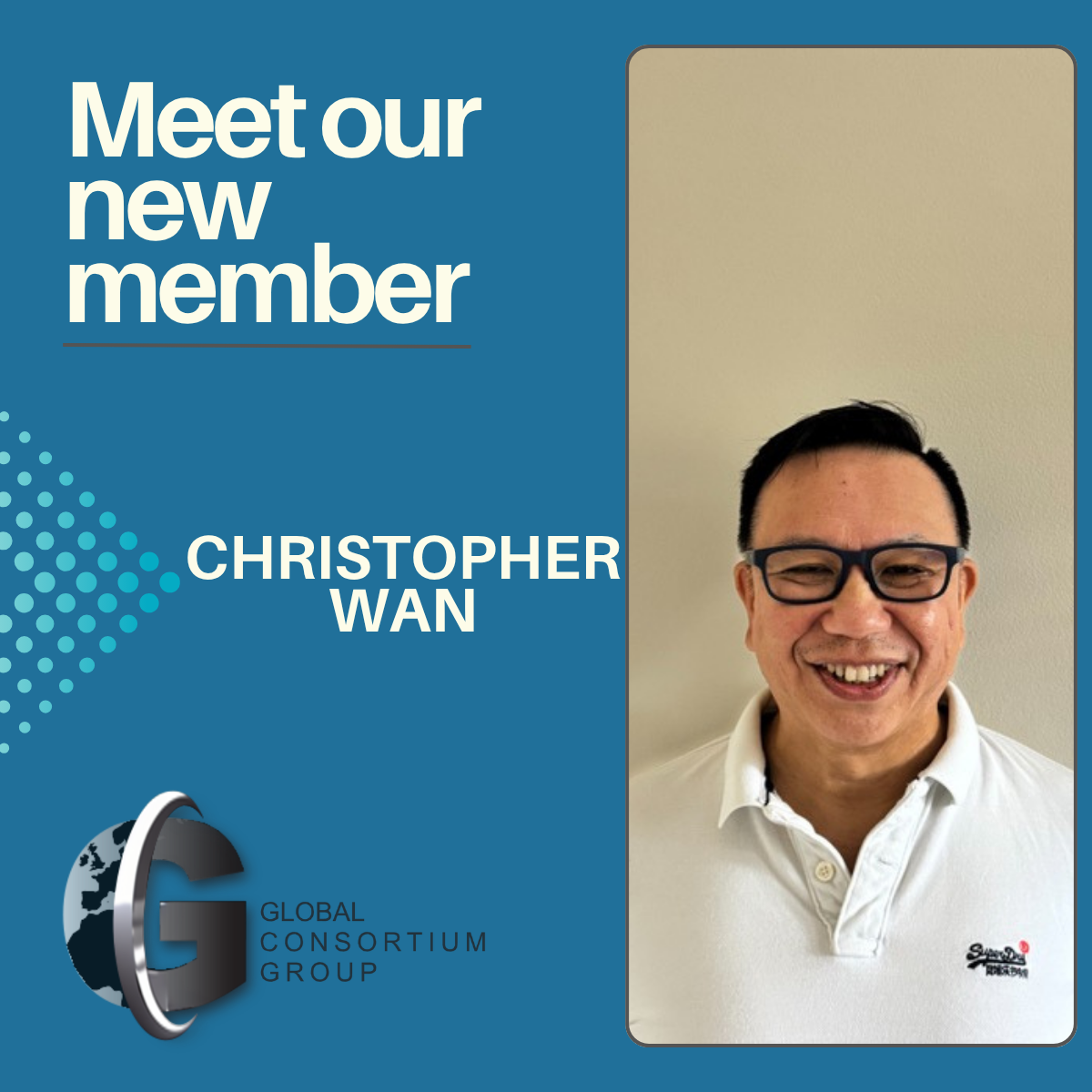 Member Annoucement! - Christopher Wan
