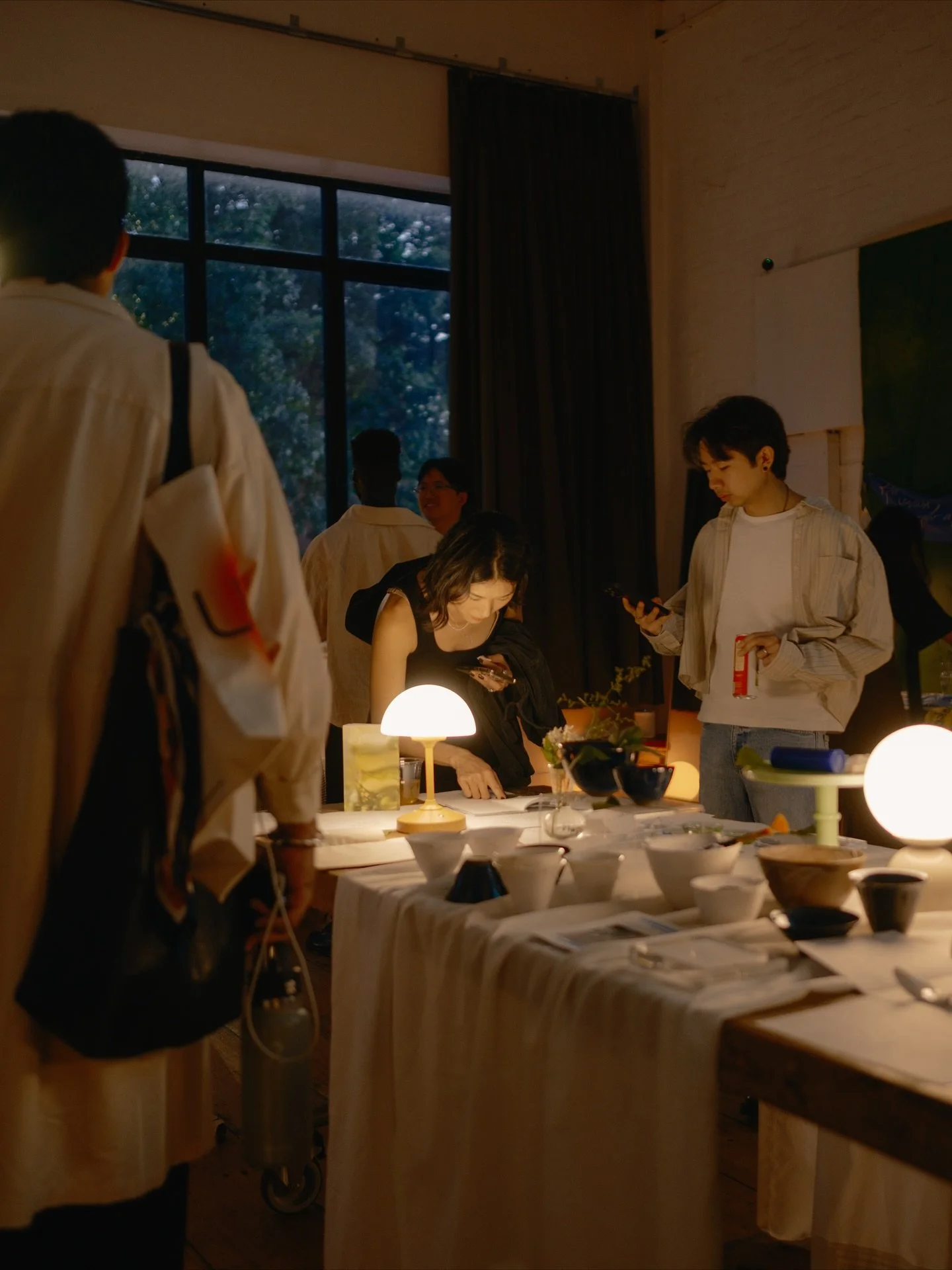 Darker days, colder temps, glowy lights. The studio is magical through all four seasons. 

There are only a few weekend days left to book events through the end of the year! We&rsquo;re hosting holiday parties and winter celebrations for those of you