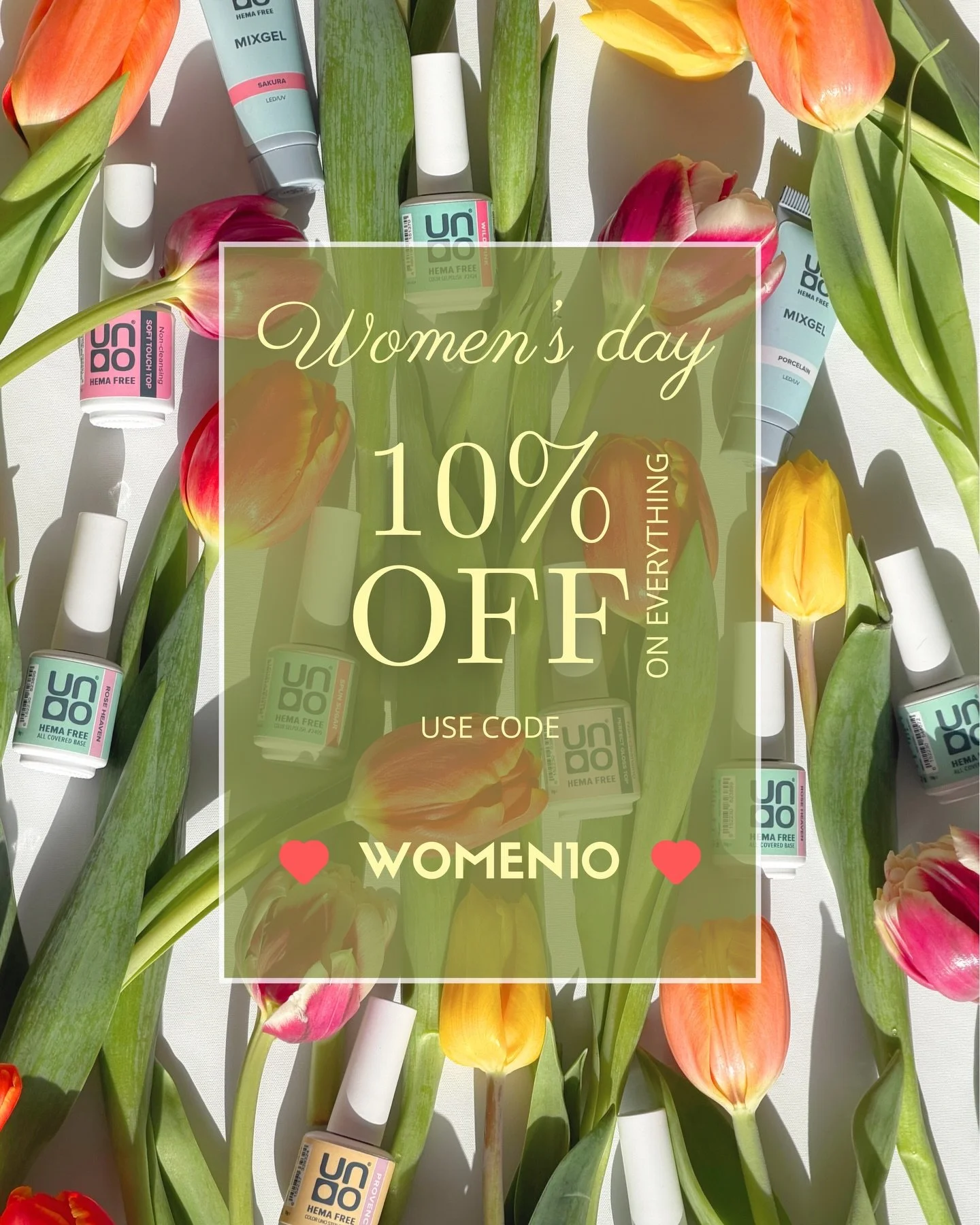 Happy International Women&rsquo;s Day

To celebrate the women who create beauty every day &mdash; from nail artists to self-care lovers &mdash; we&rsquo;re offering 10% OFF everything in the shop.

🌷 8&ndash;10 March
Code: WOMEN10

Give your nails a