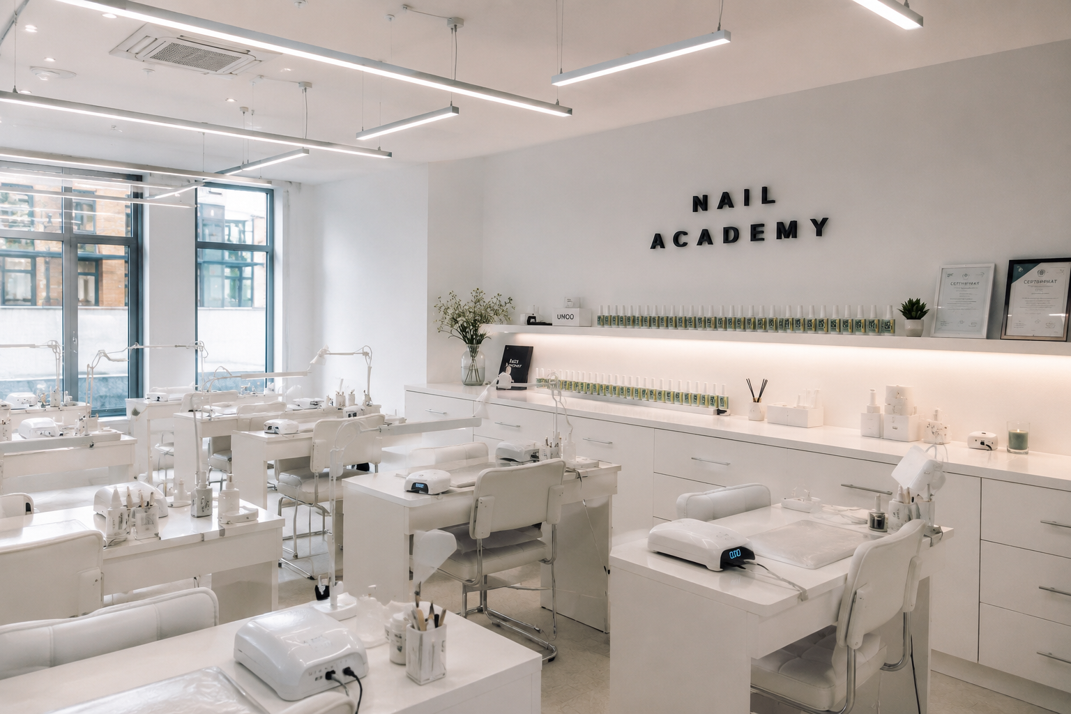 beauty schools and nail academies