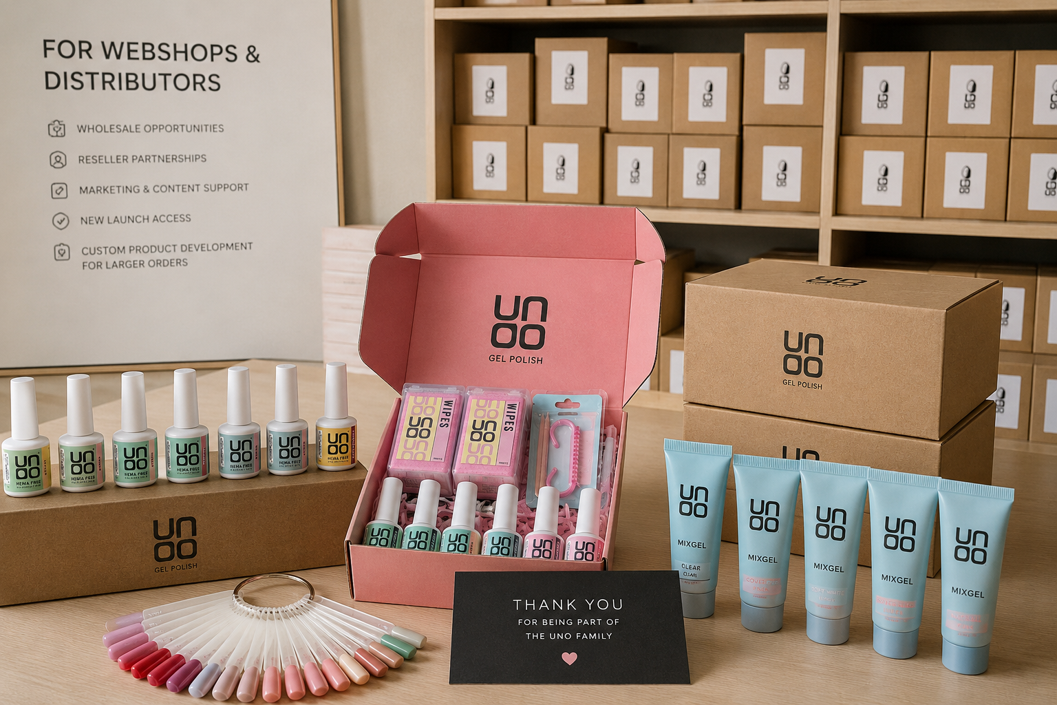 Webshop &amp; distributors