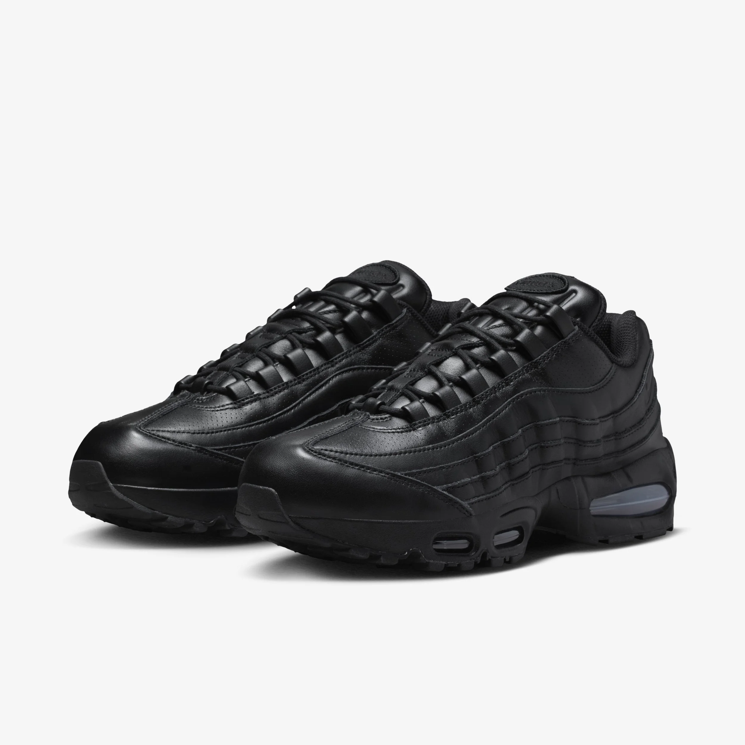 Official Images Of The All Black Leather 95 Are In