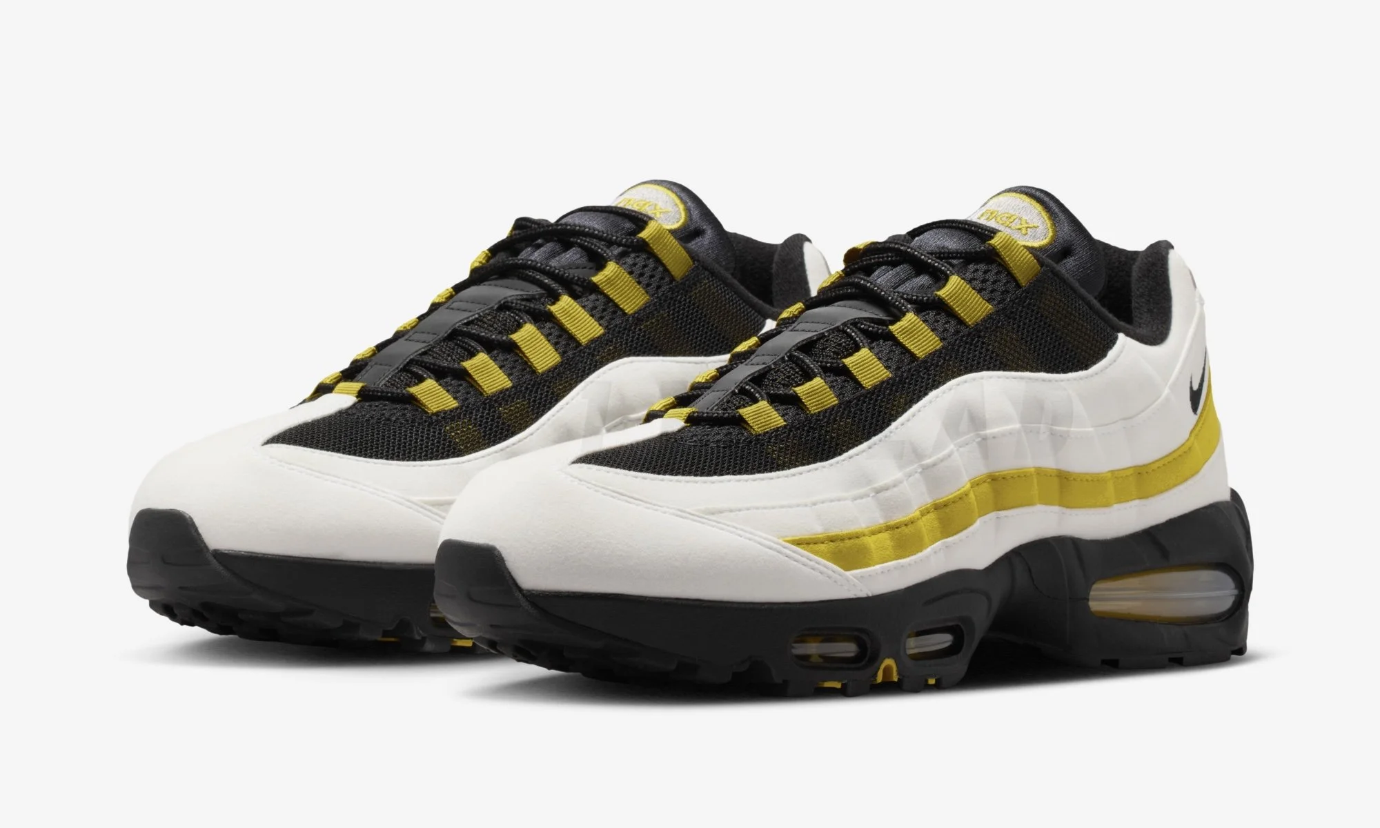 First Look At The New Air Max 95 Black, White and Saffron Quartz 
