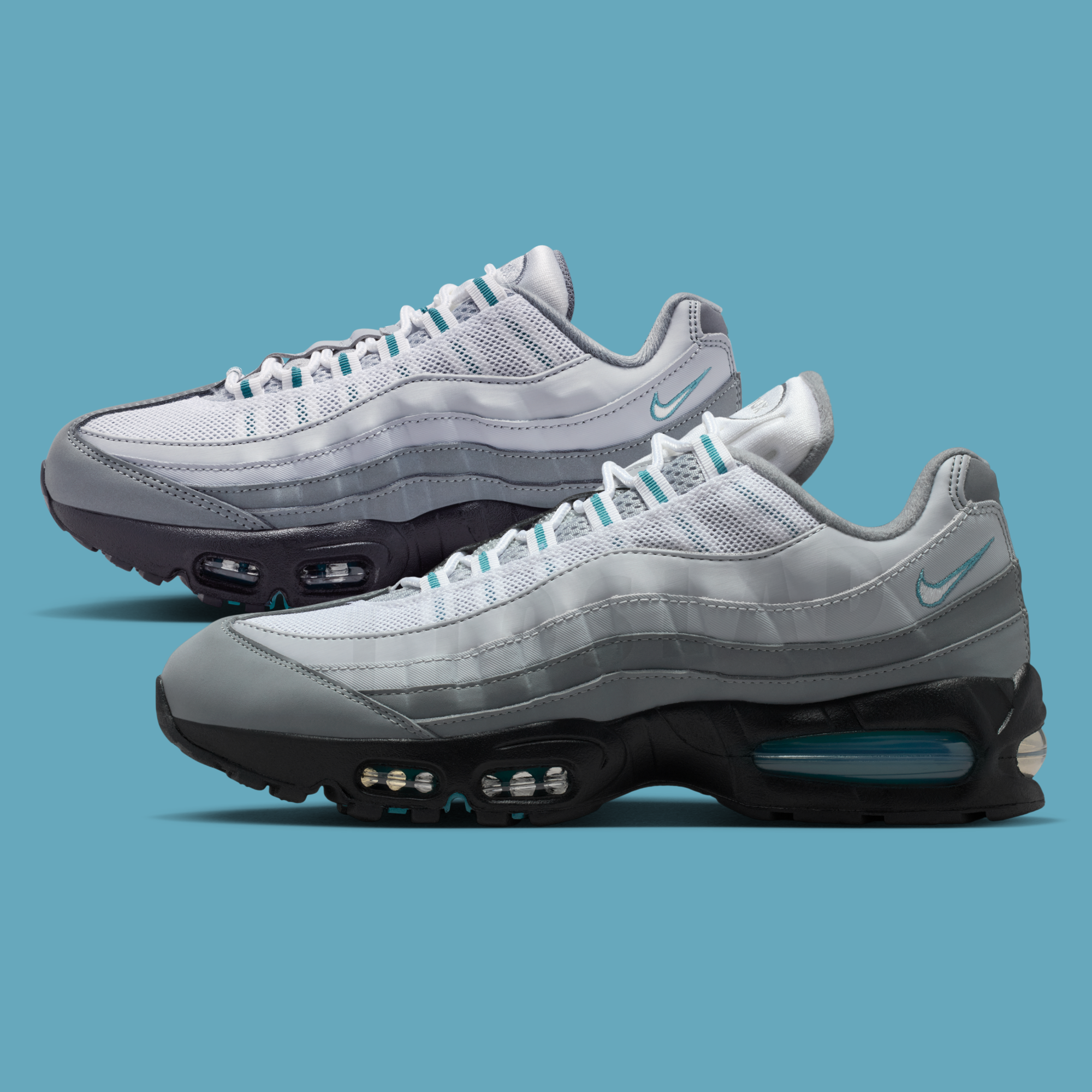 Cool Grey And Mineral Teal Land On The Air Max 95