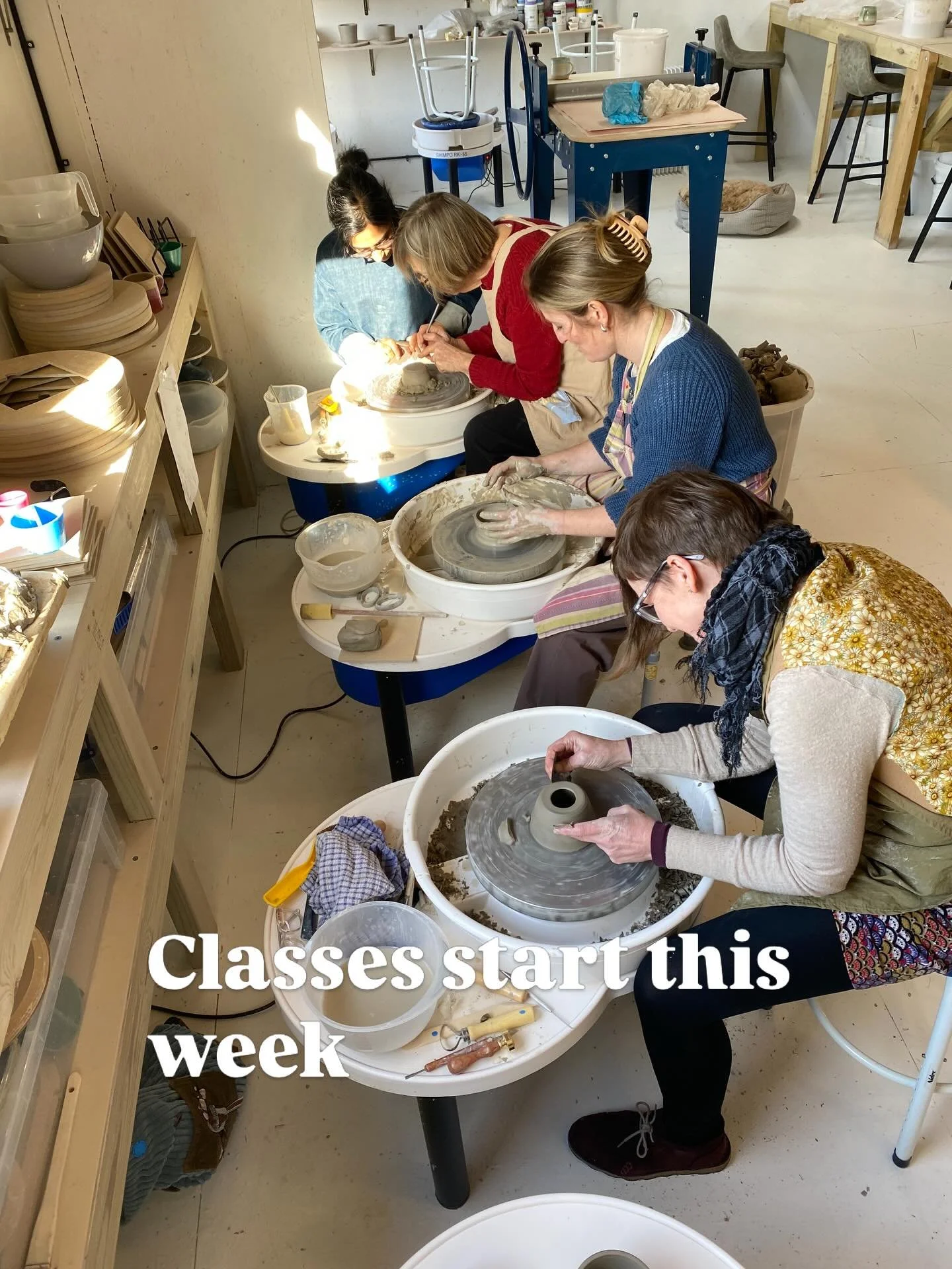 Do something just for you&hellip;

We&rsquo;ve still got a couple of places left on our summer term classes that start this week.

Evening and day-time throwing classes begin this week at The Mud Rooms. Learn a new skill and meet lovely people. (All 